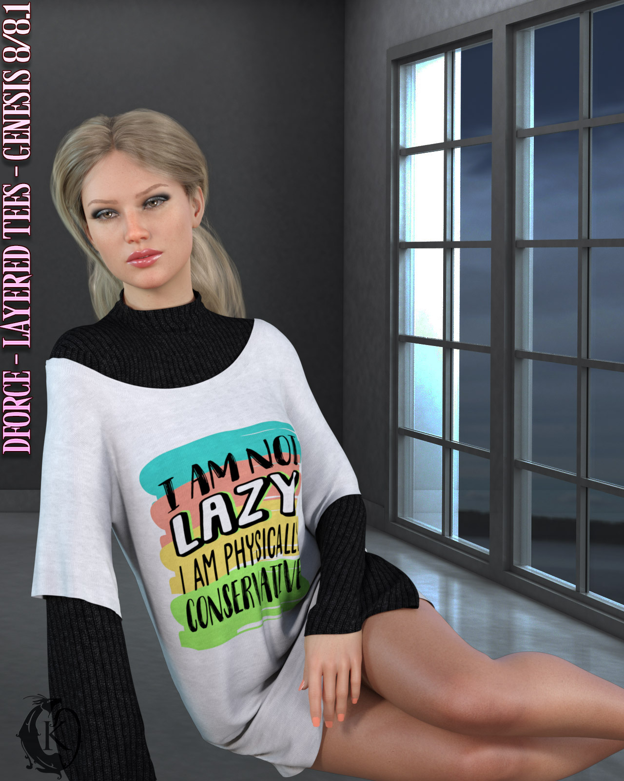 dforce - Layered Tees - Genesis 8 by N/A
