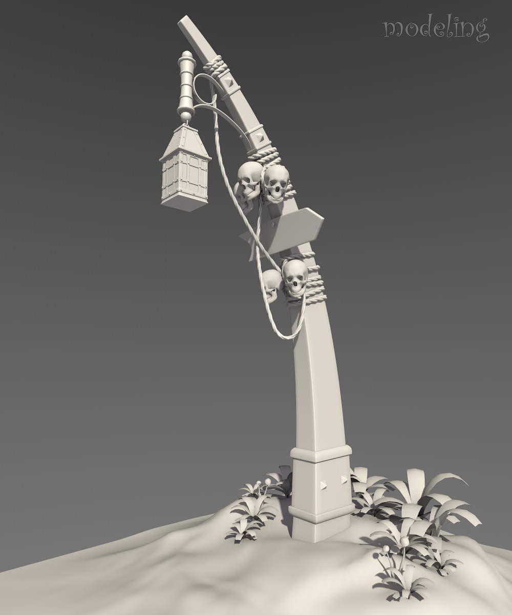 Scary Lantern for Daz Studio by N/A