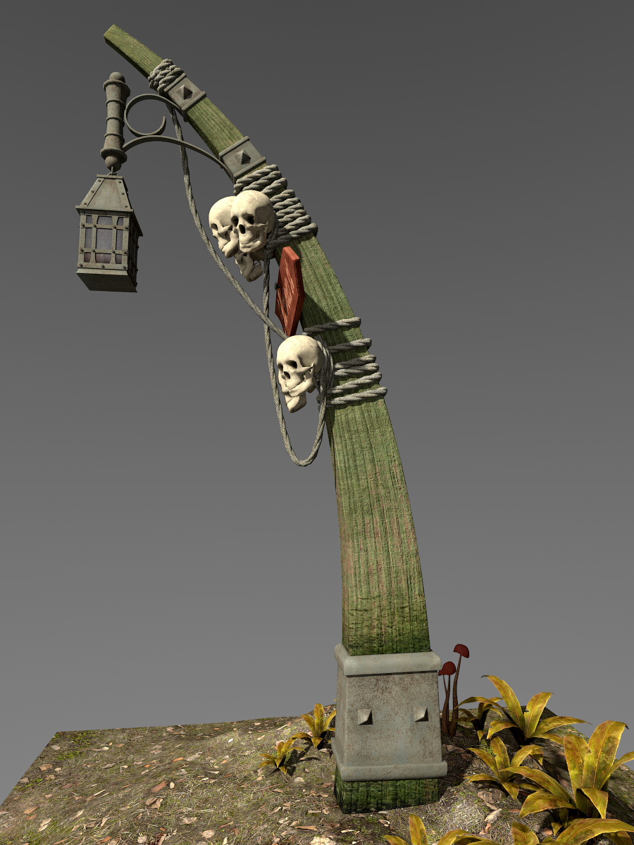 Scary Lantern for Daz Studio by N/A