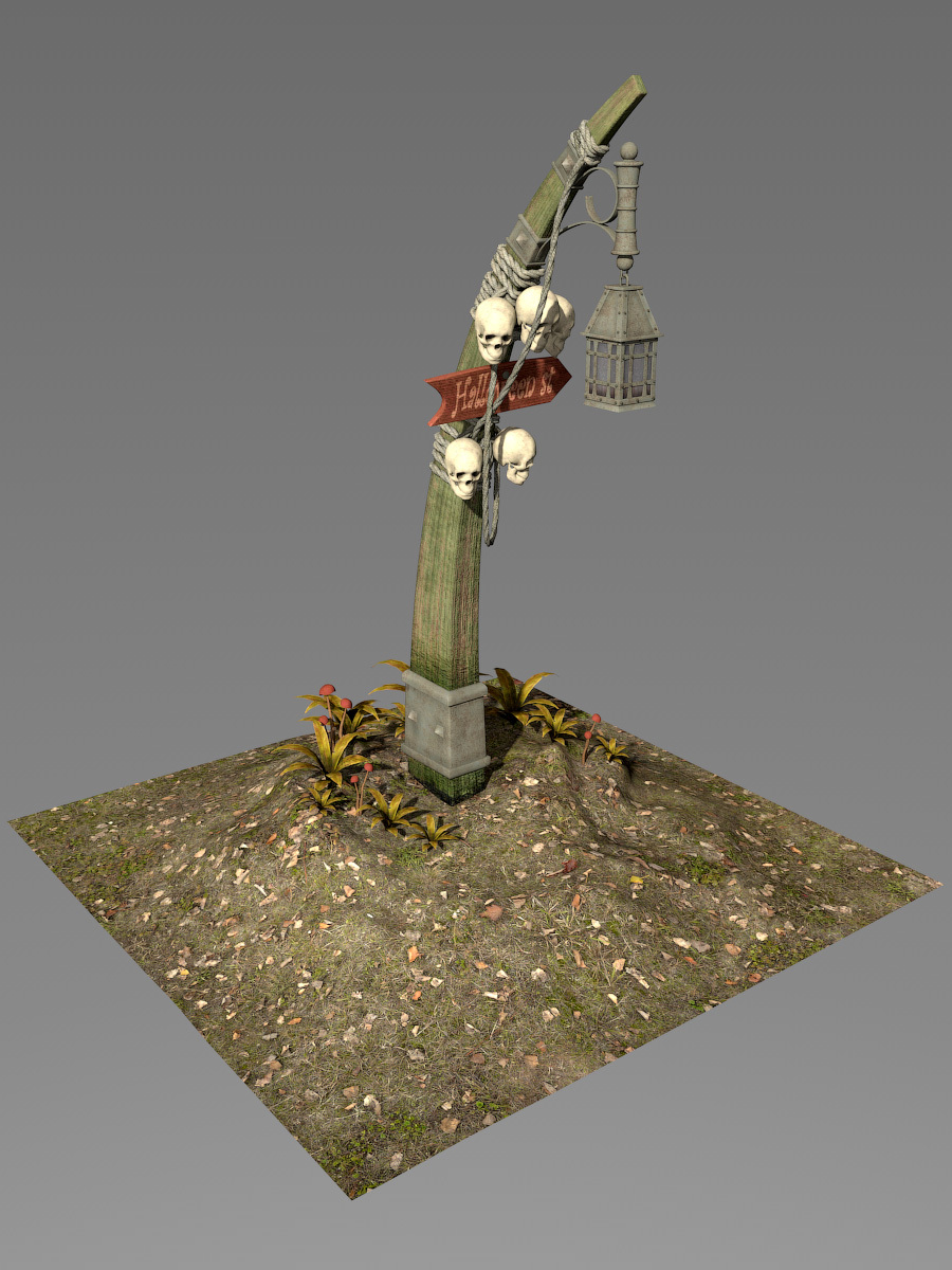 Scary Lantern for Daz Studio by N/A