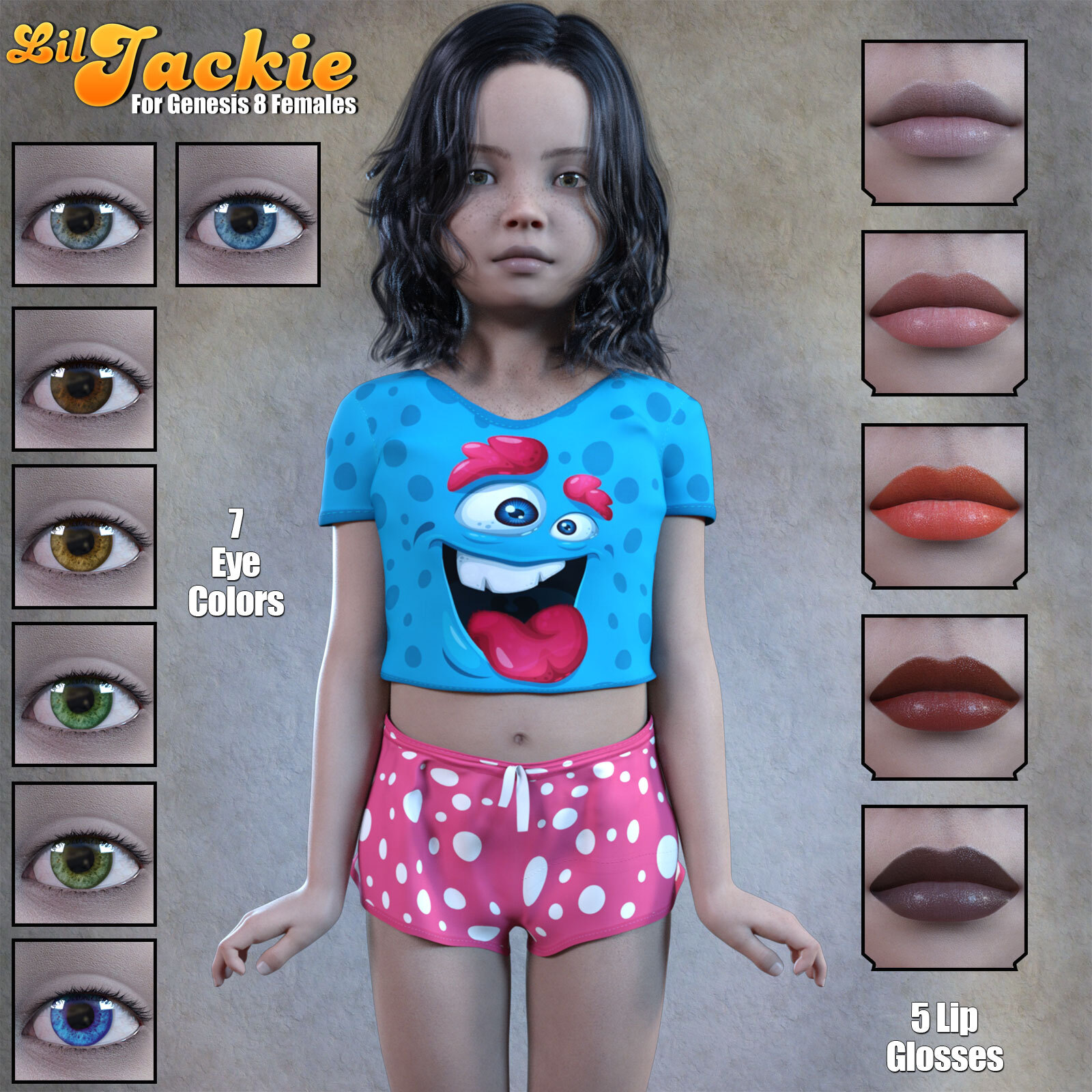 Lil Jackie For Genesis 8 Females by N/A
