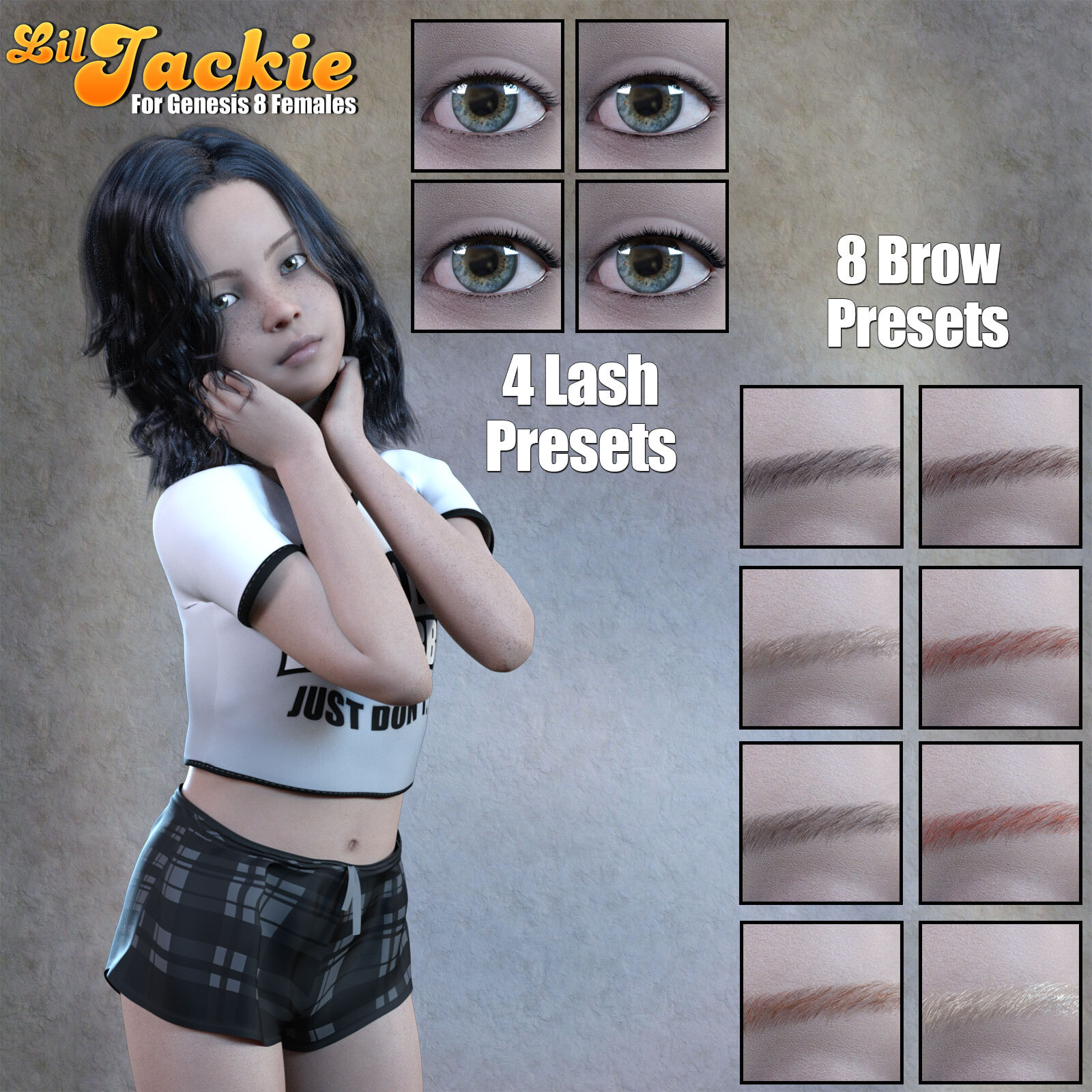 Lil Jackie For Genesis 8 Females by N/A