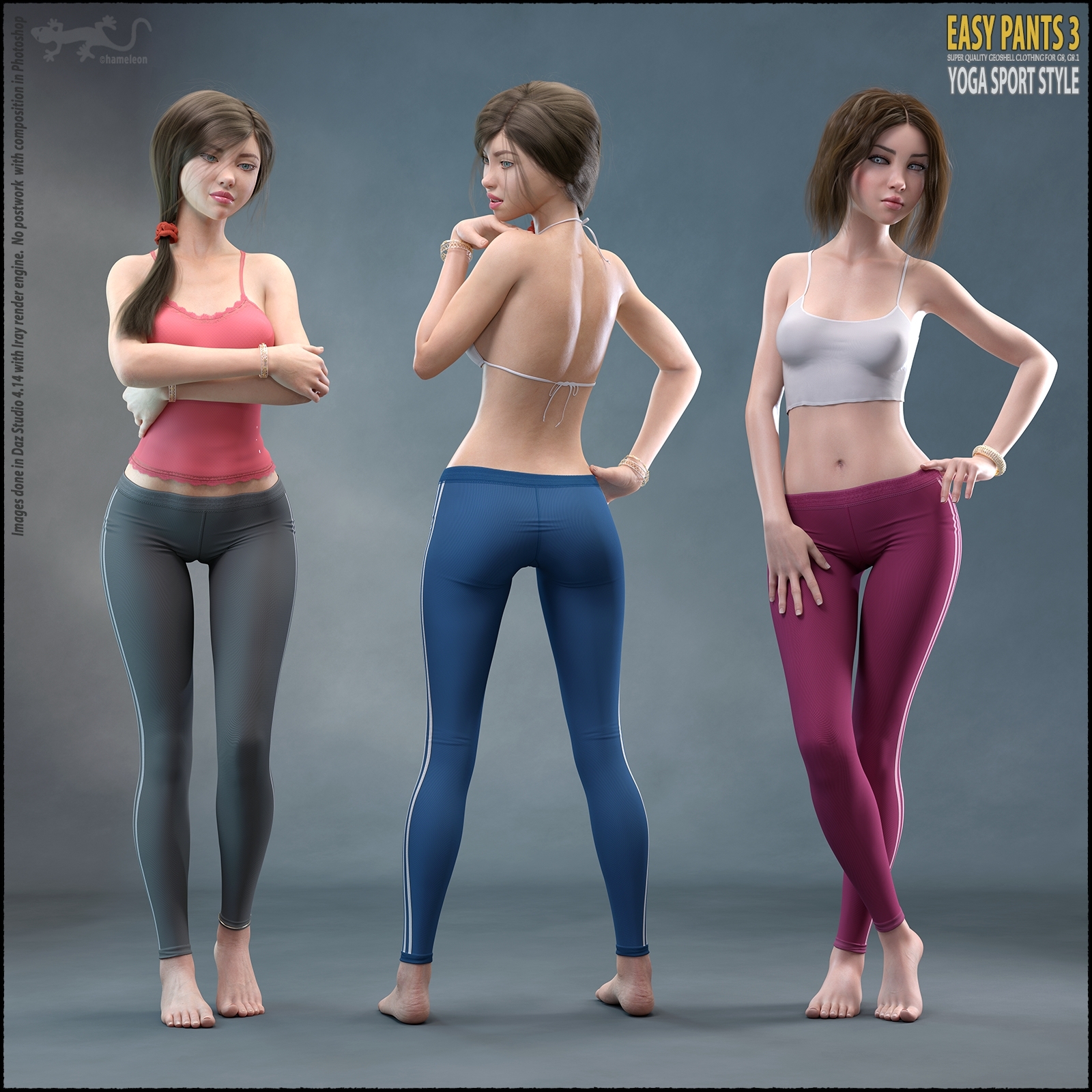 Easy Pants 3 for Genesis 8 and 8.1 by N/A