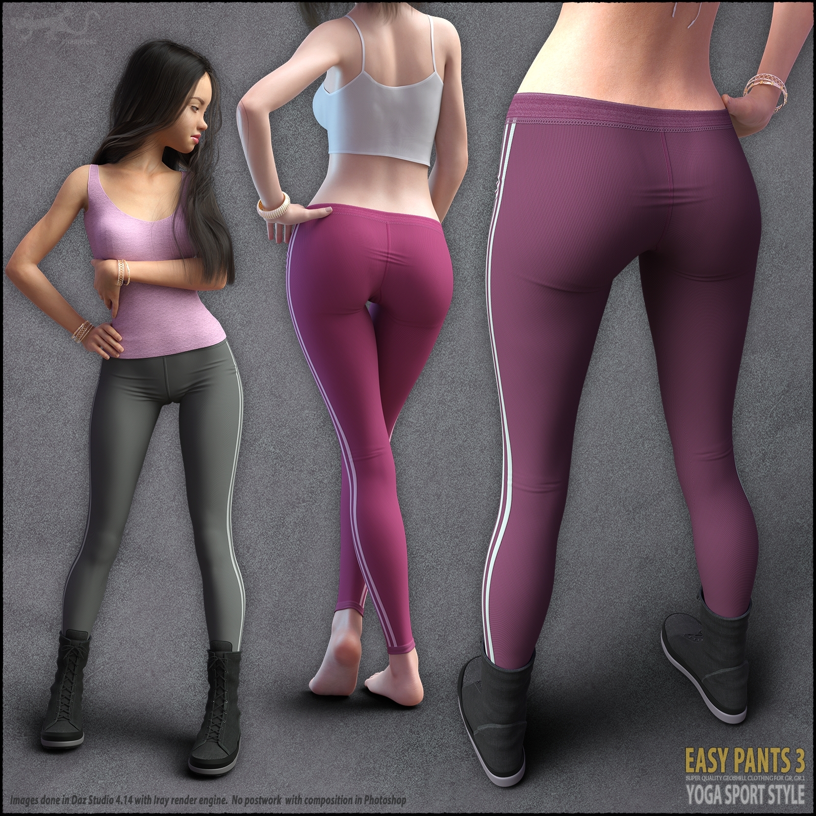 Easy Pants 3 for Genesis 8 and 8.1 by N/A