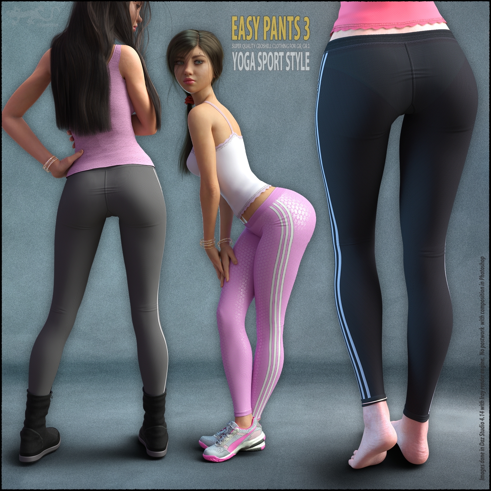 Easy Pants 3 for Genesis 8 and 8.1 by N/A