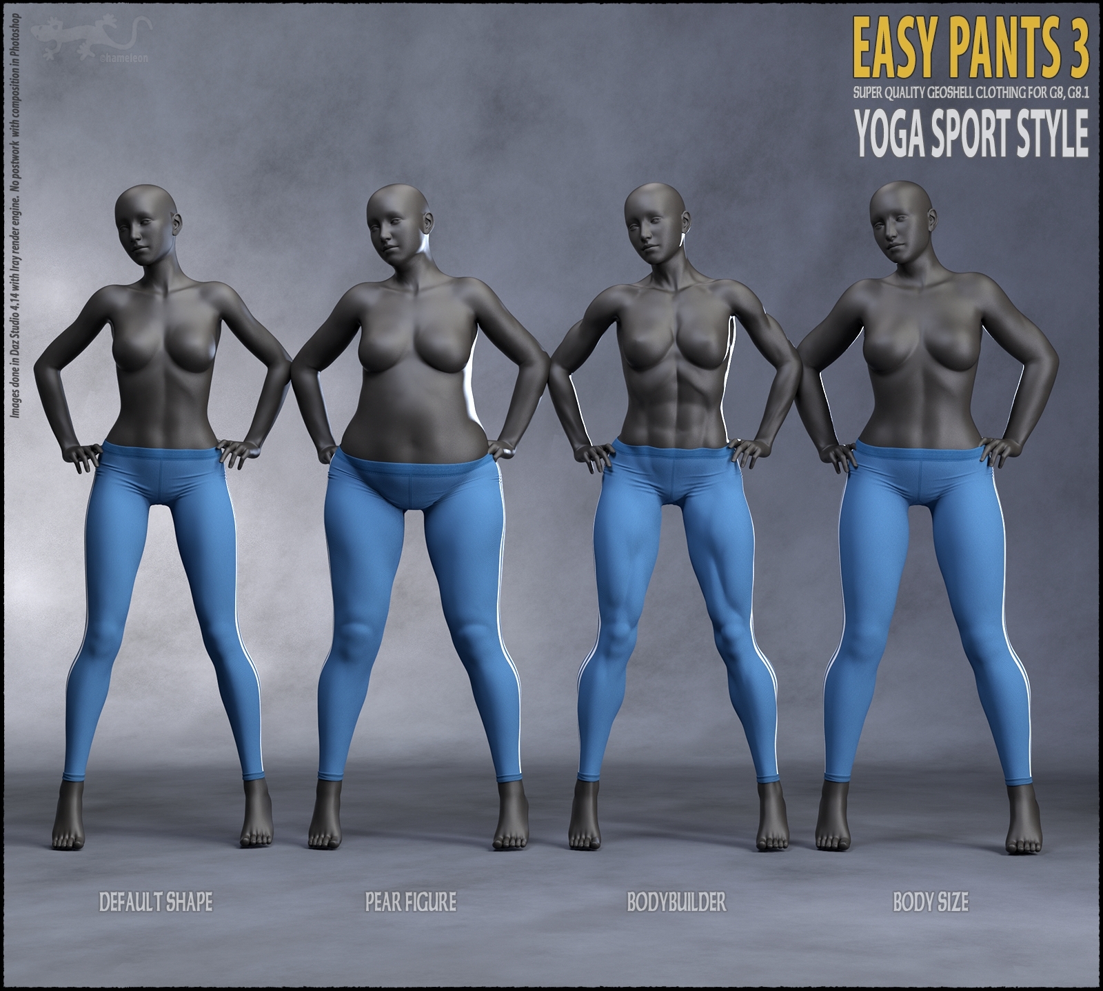 Easy Pants 3 for Genesis 8 and 8.1 by N/A