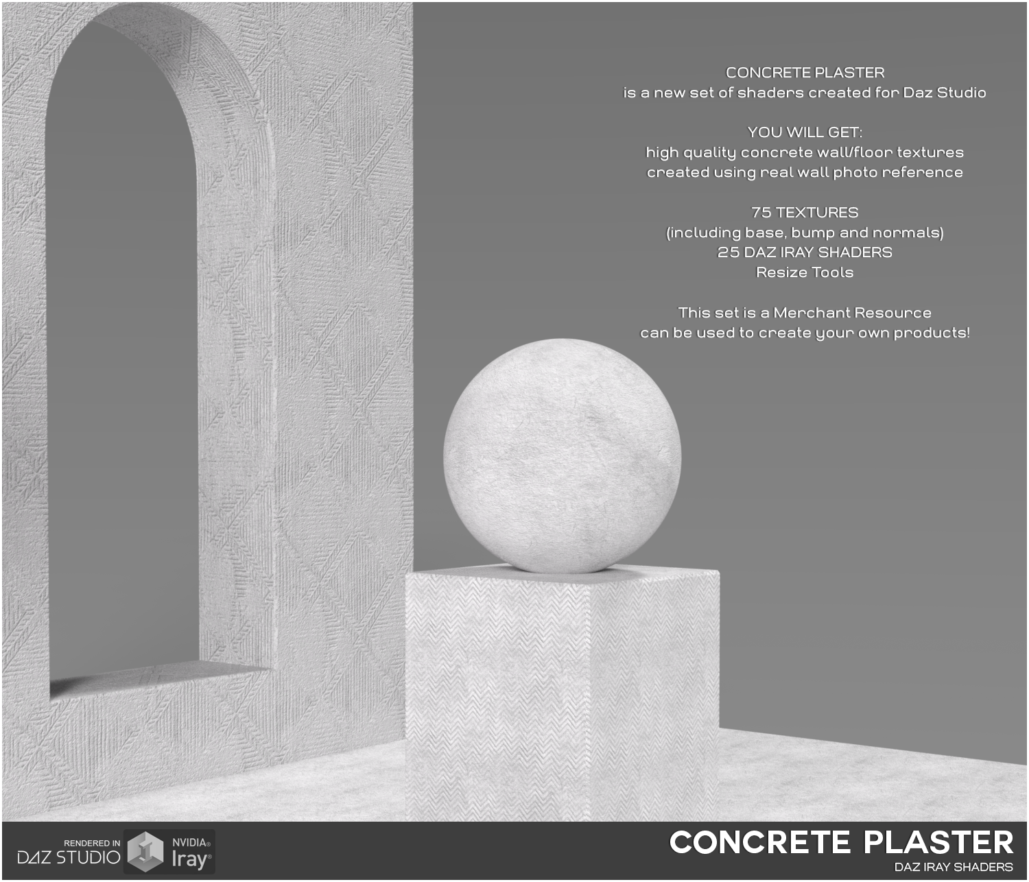 Daz Iray - Concrete Plaster by N/A