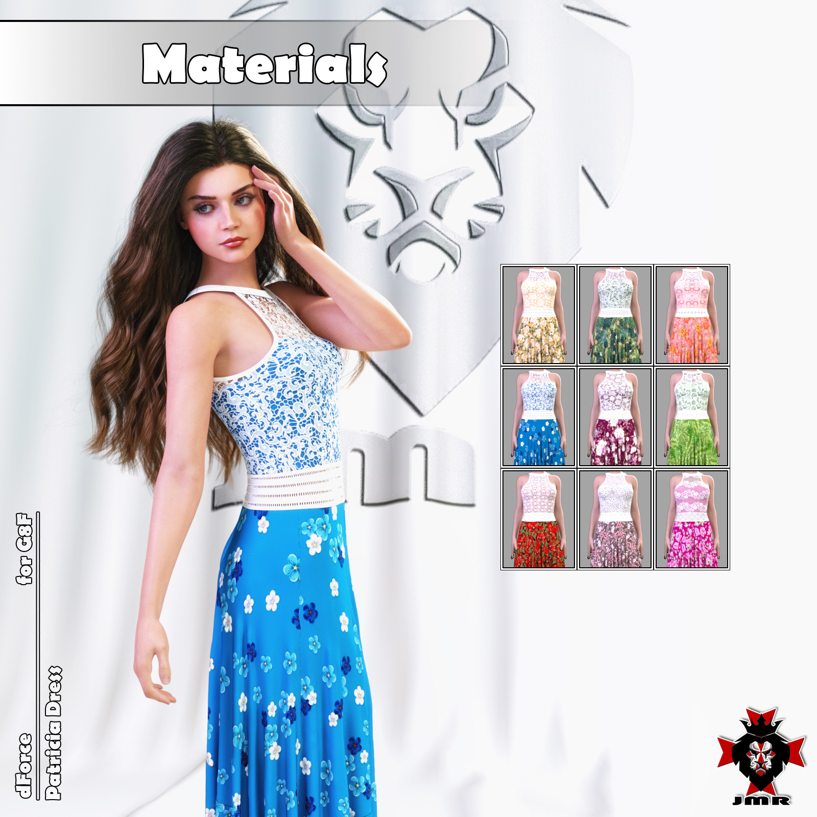 JMR dForce Patricia Dress for G8F by N/A
