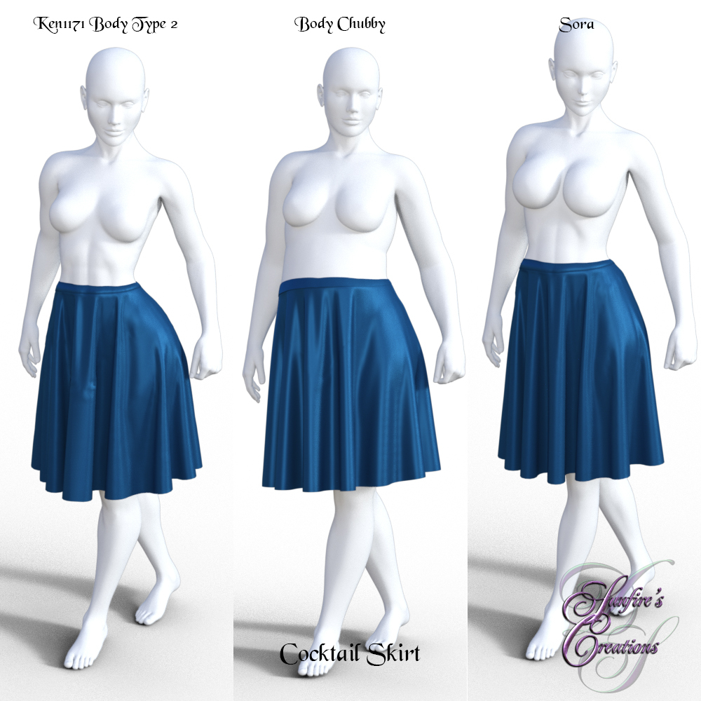dForce Skirts for Dawn by N/A