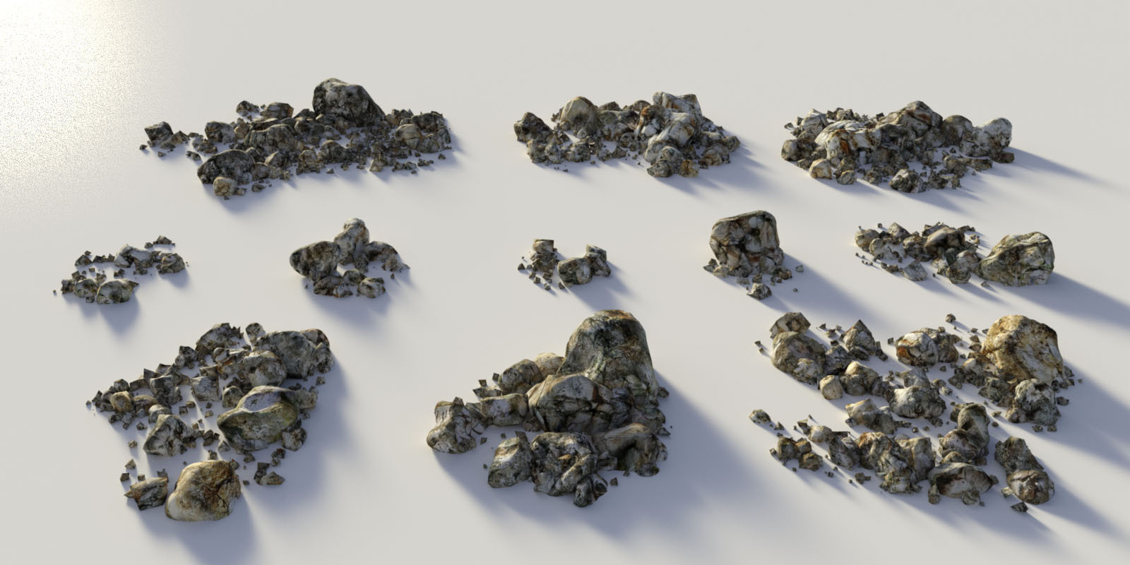 Modular 3D Kits: Fractured Rocks by N/A
