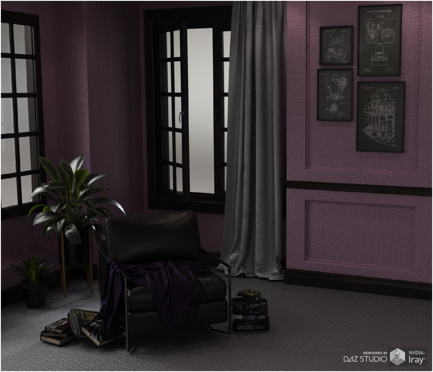 Daz Iray - Concrete Walls by N/A