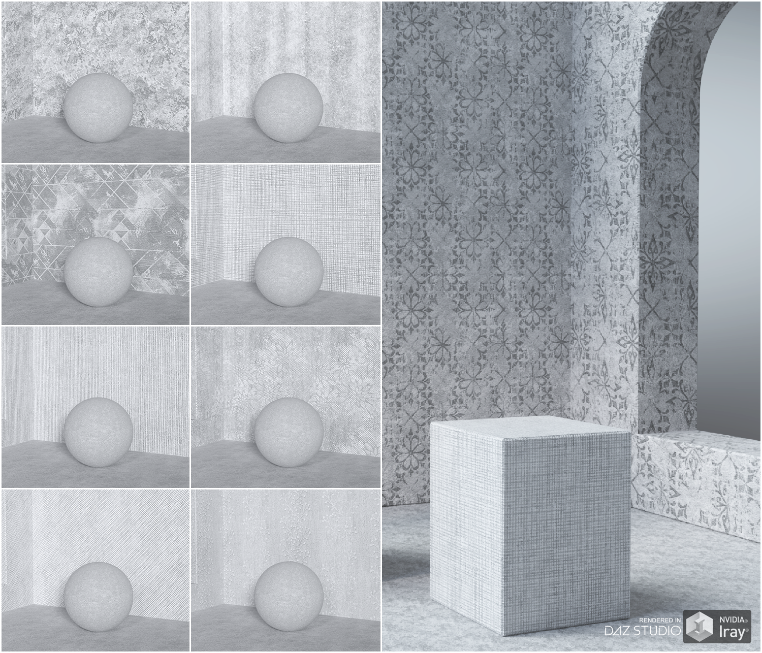 Daz Iray - Concrete Walls by N/A