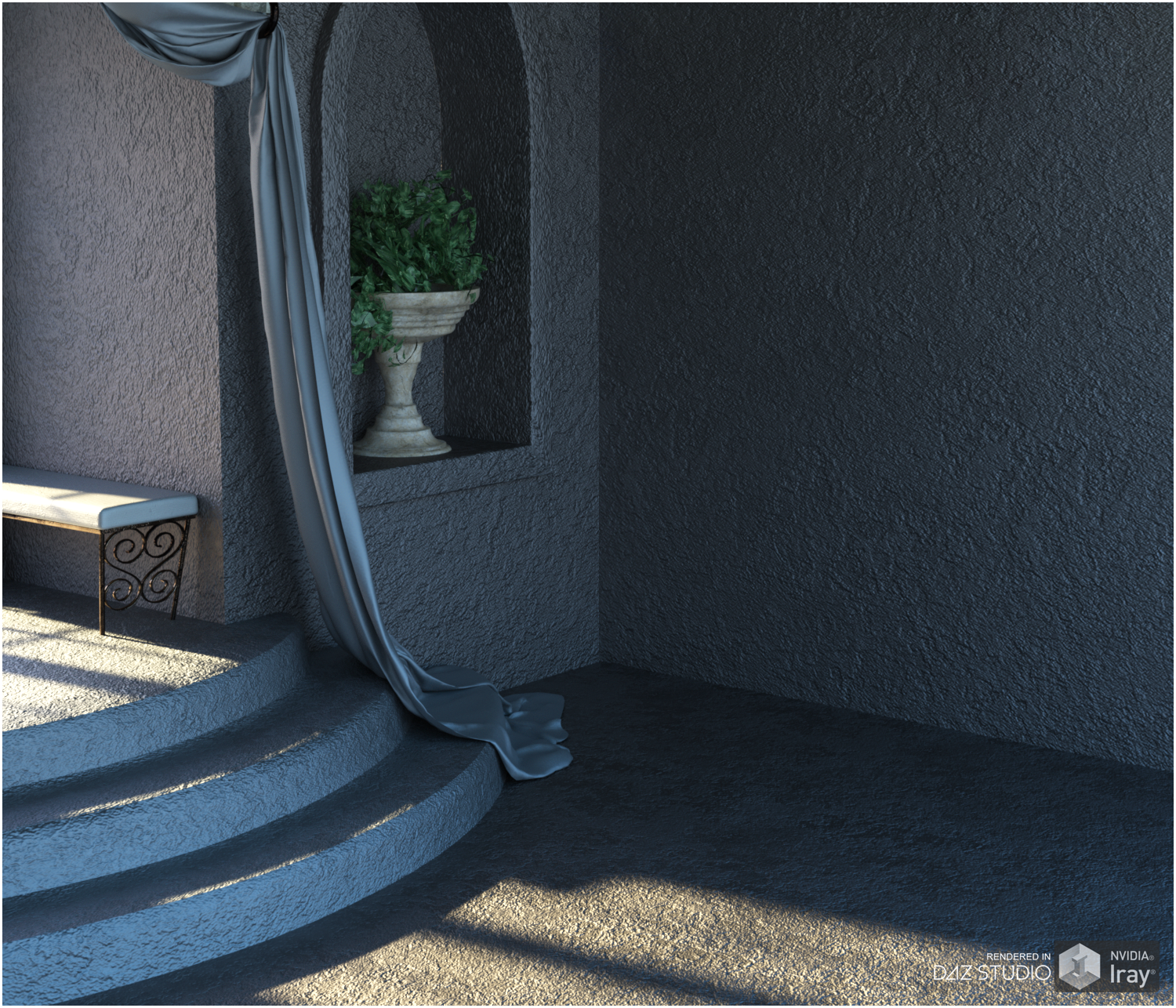 Daz Iray - Concrete Walls by N/A