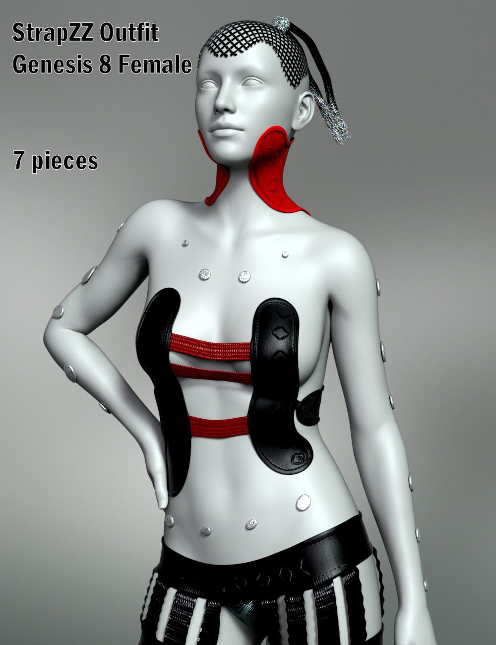 StrapZZ Outfit for Genesis 8 Female by N/A