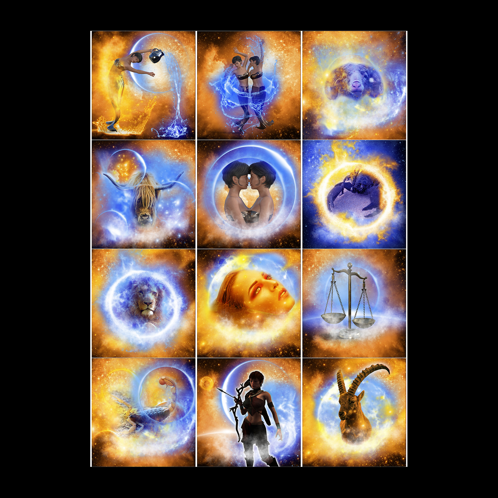 Zodiac JPG Backgrounds by N/A
