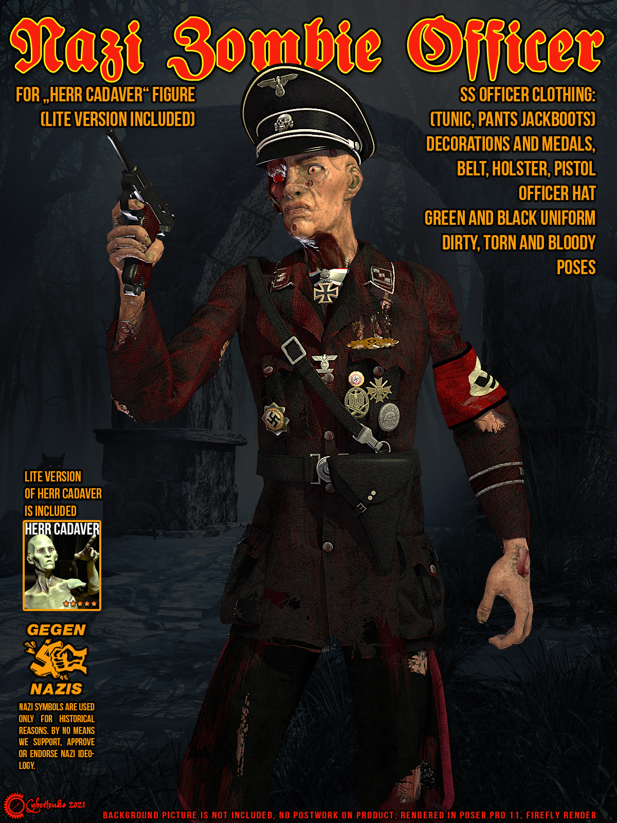 Nazi Zombie Officer by N/A
