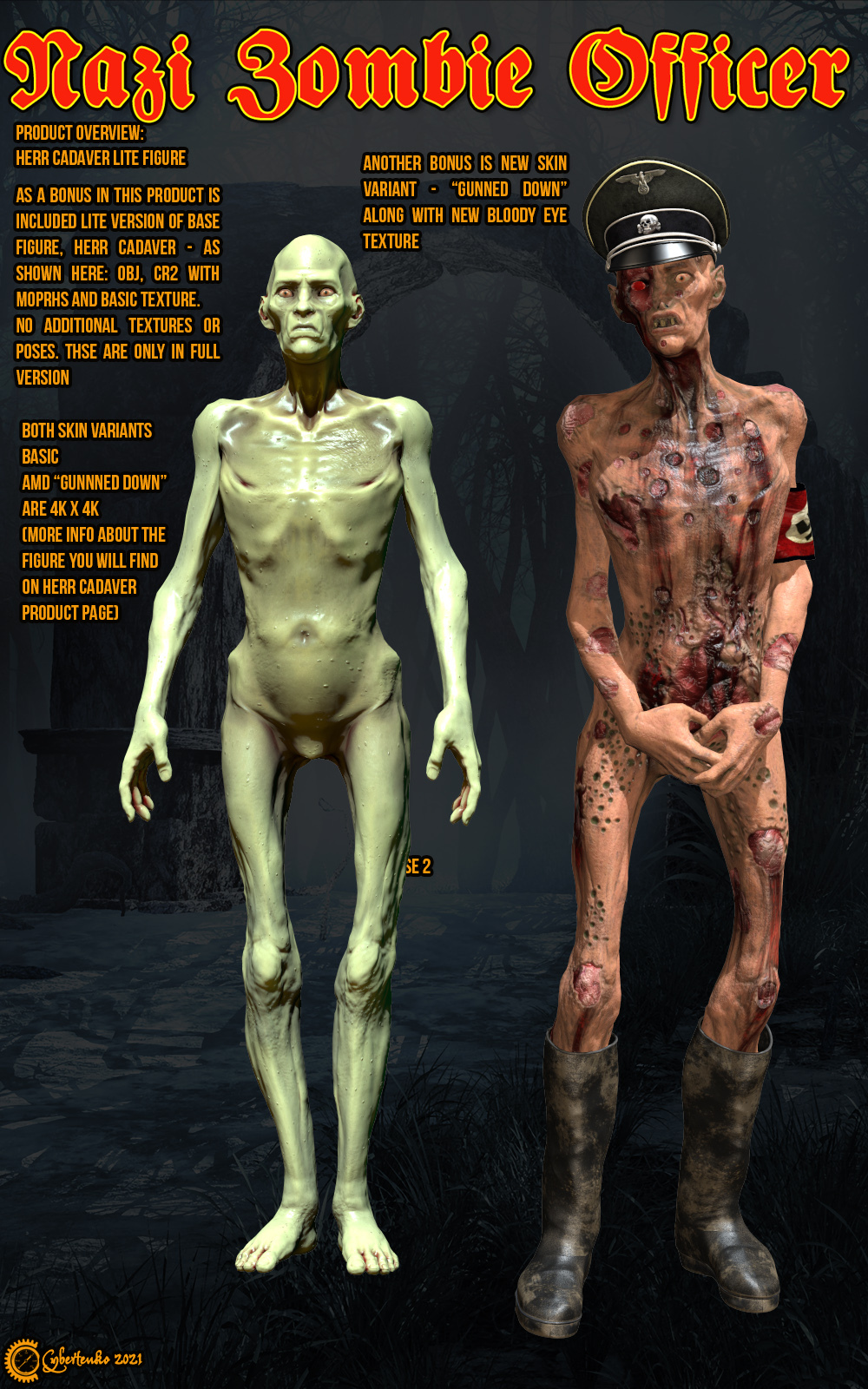 Nazi Zombie Officer by N/A