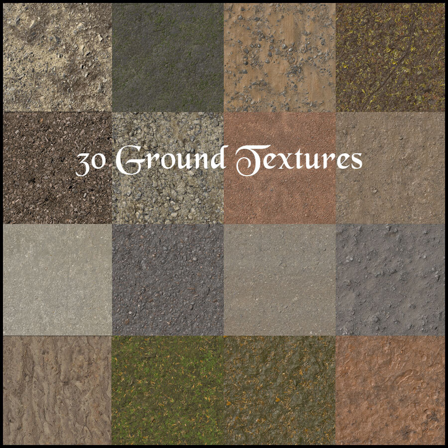 30 Ground Textures by N/A