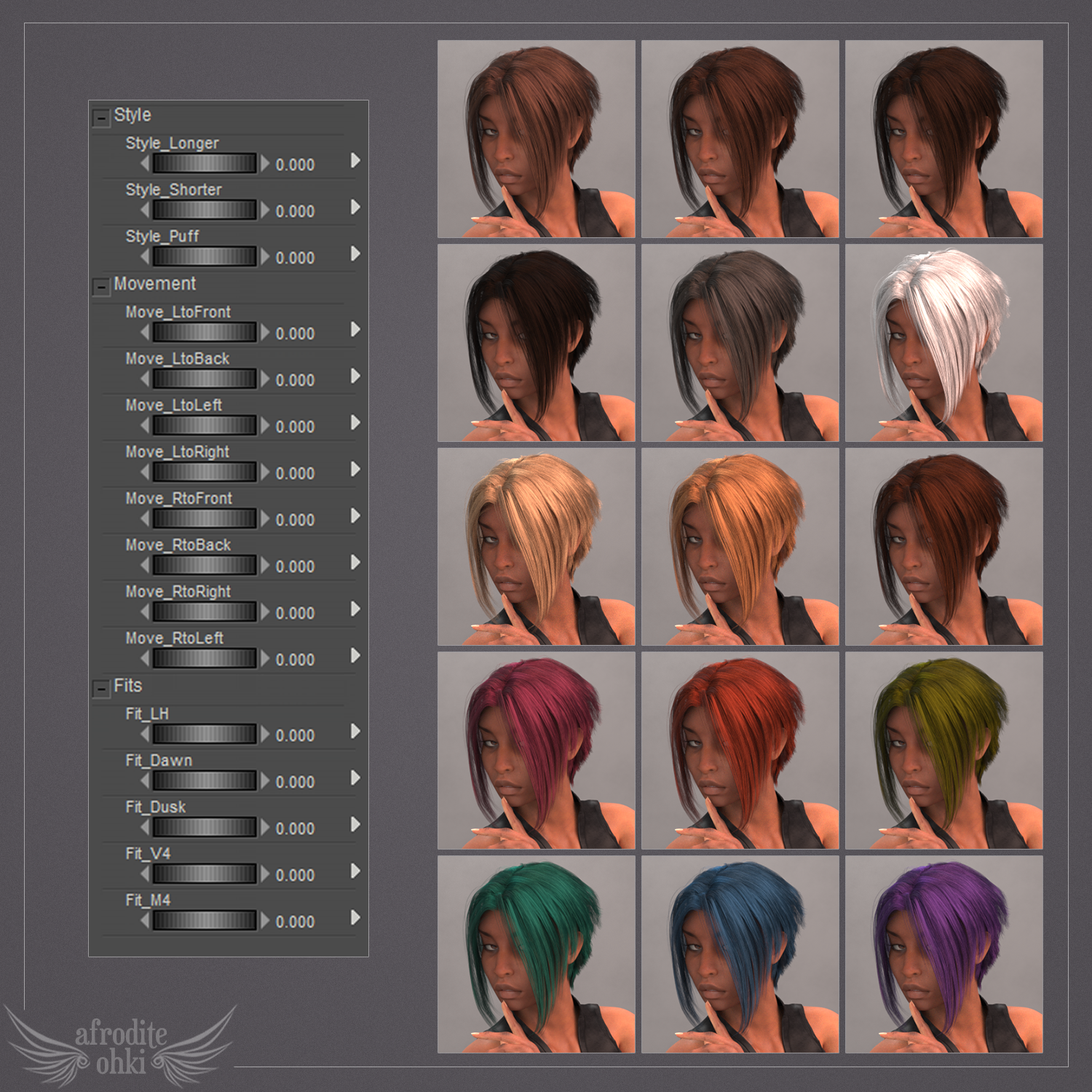 Heloisa Hair for La Femme and more by N/A