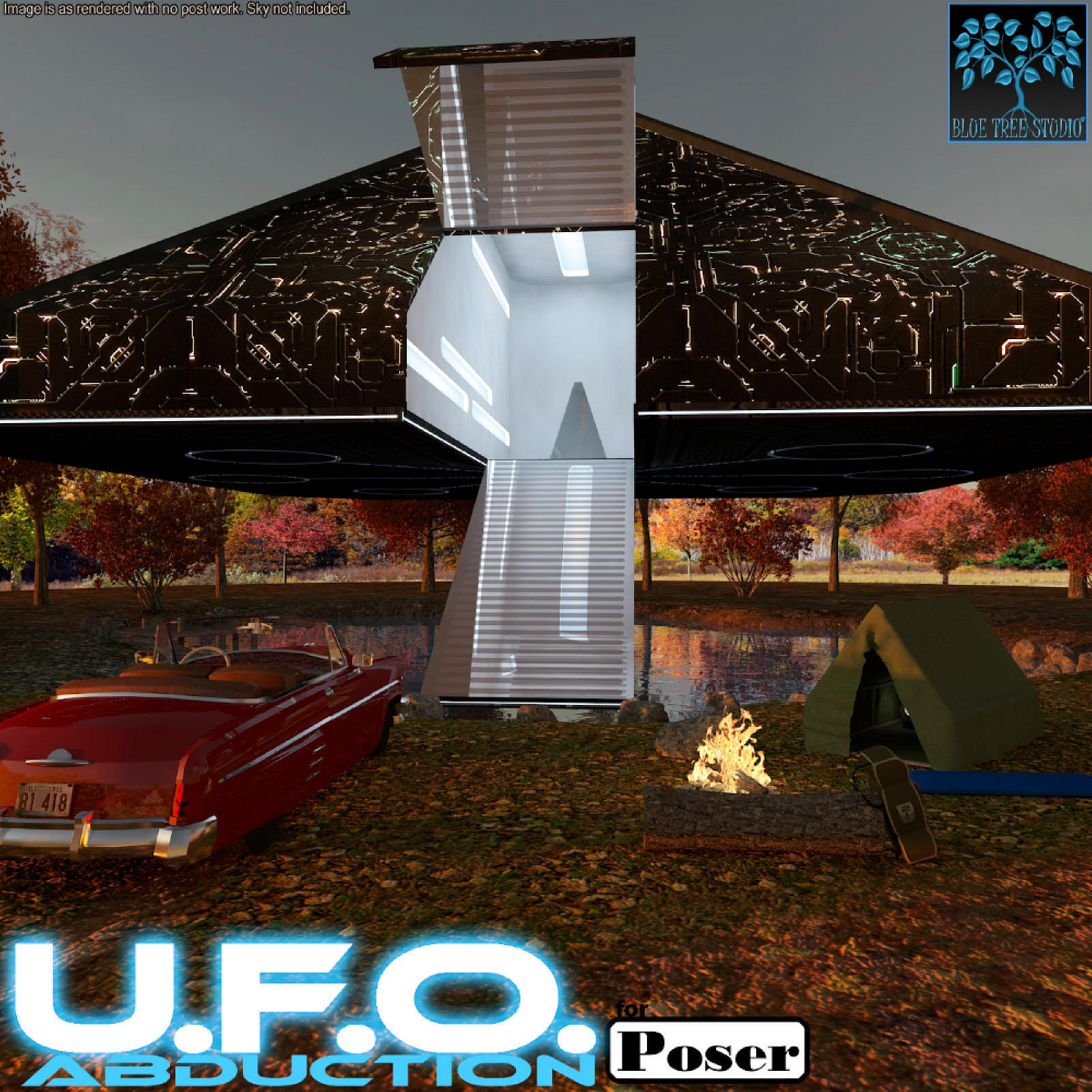 UFO Abduction for Poser by N/A