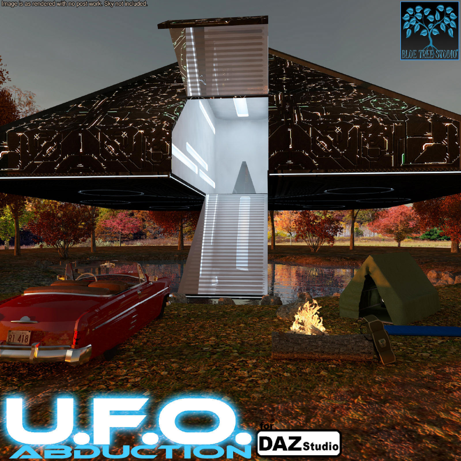 UFO Abduction for Daz by N/A