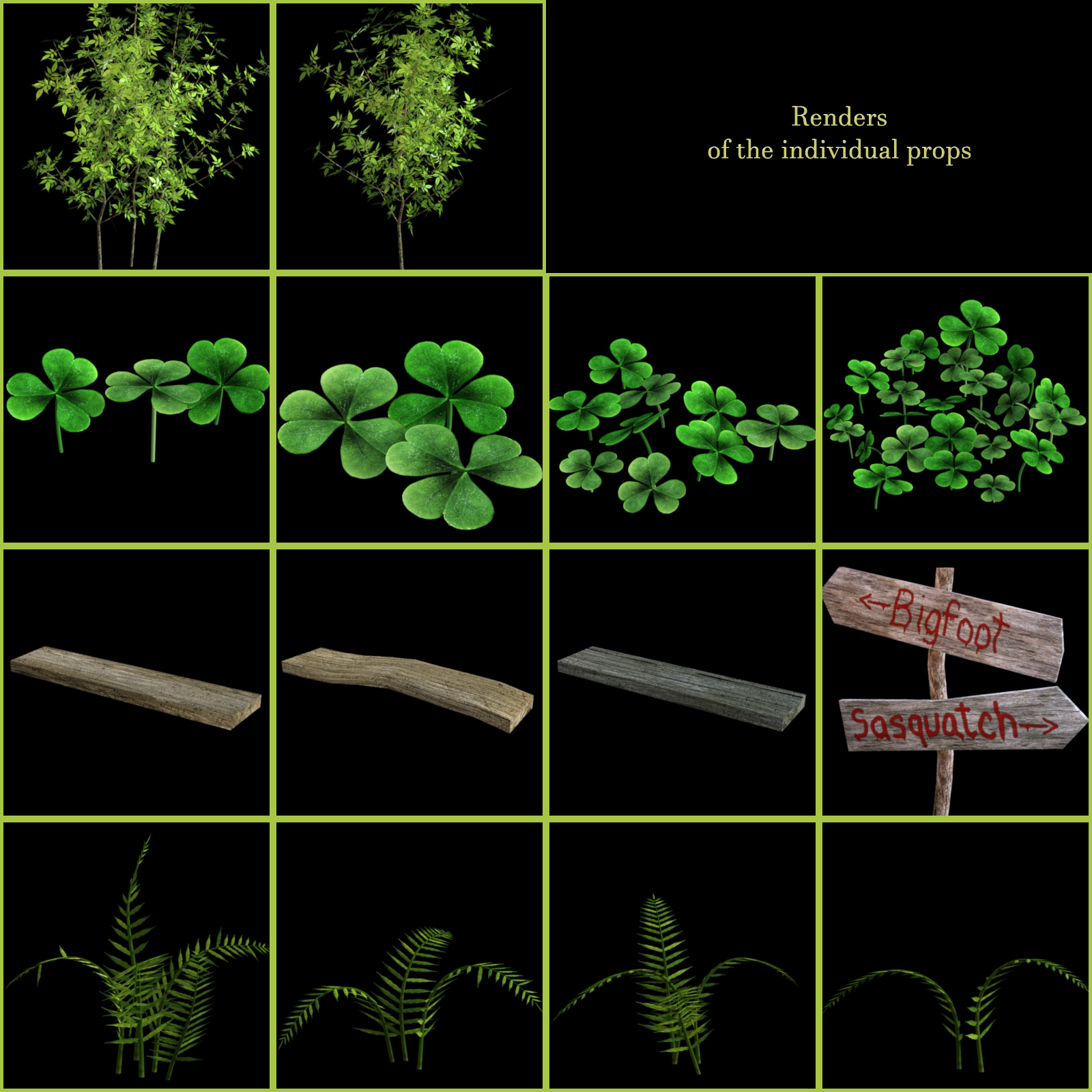 Forest Accents For Daz Studio Iray by N/A