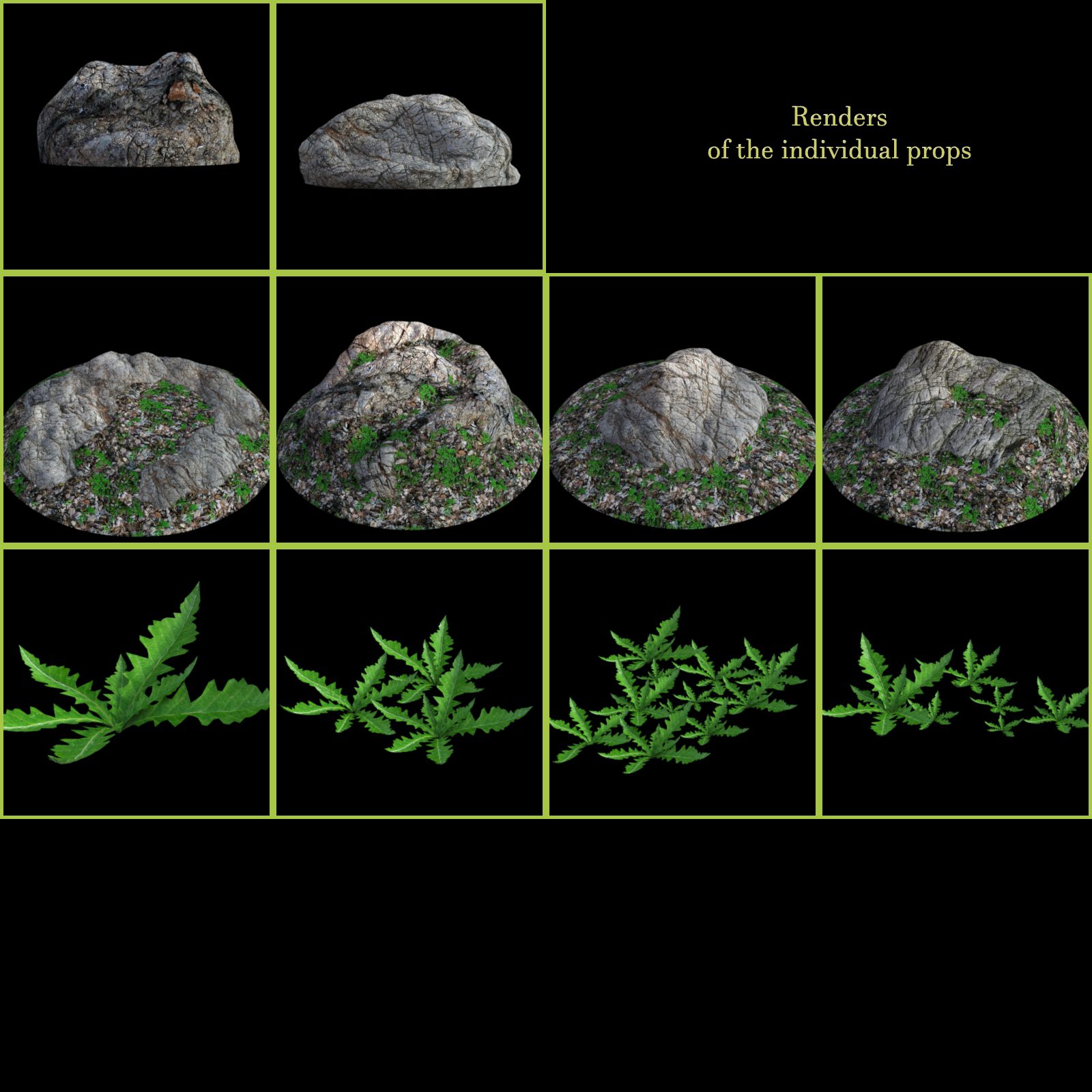 Forest Accents For Daz Studio Iray by N/A