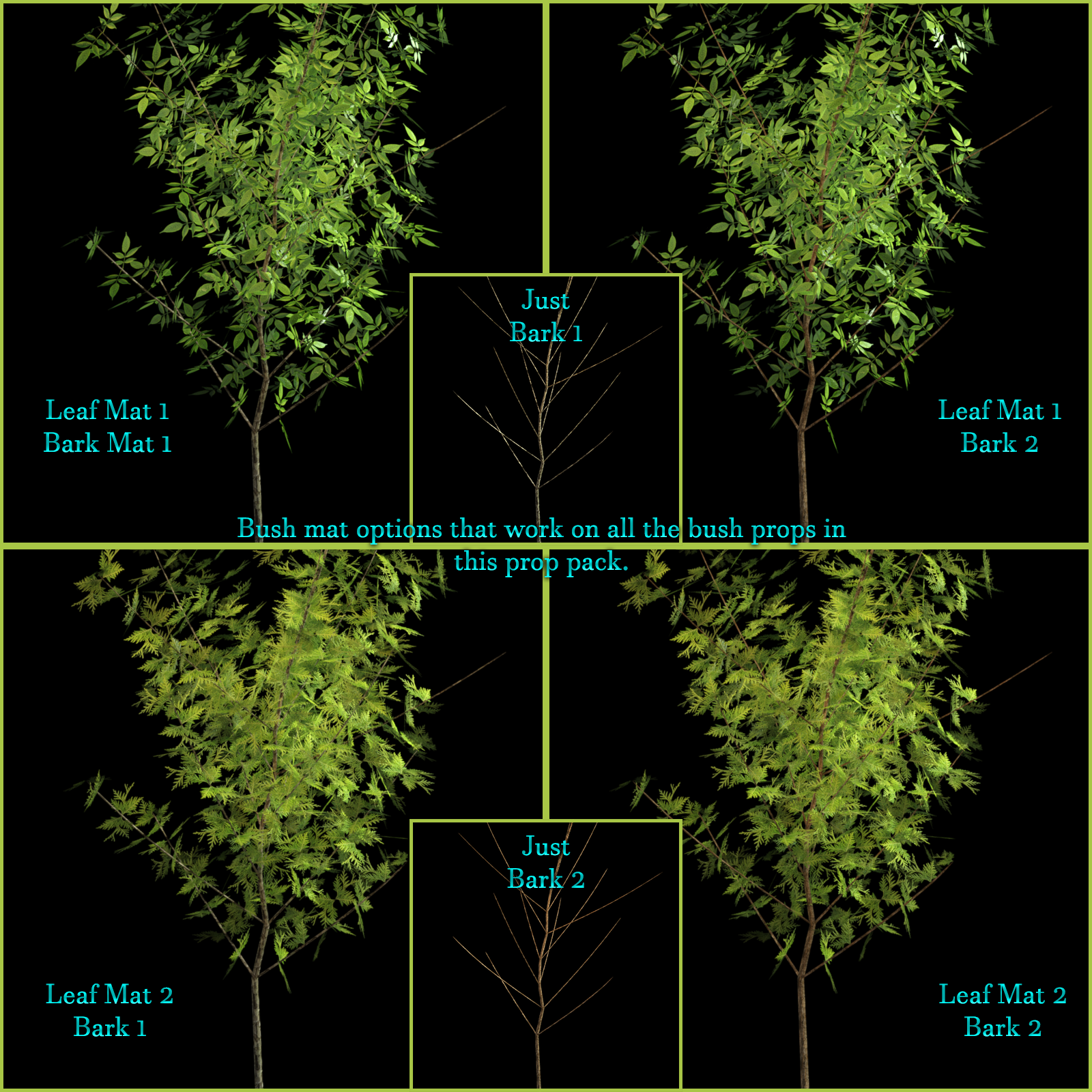 Forest Accents For Daz Studio Iray by N/A