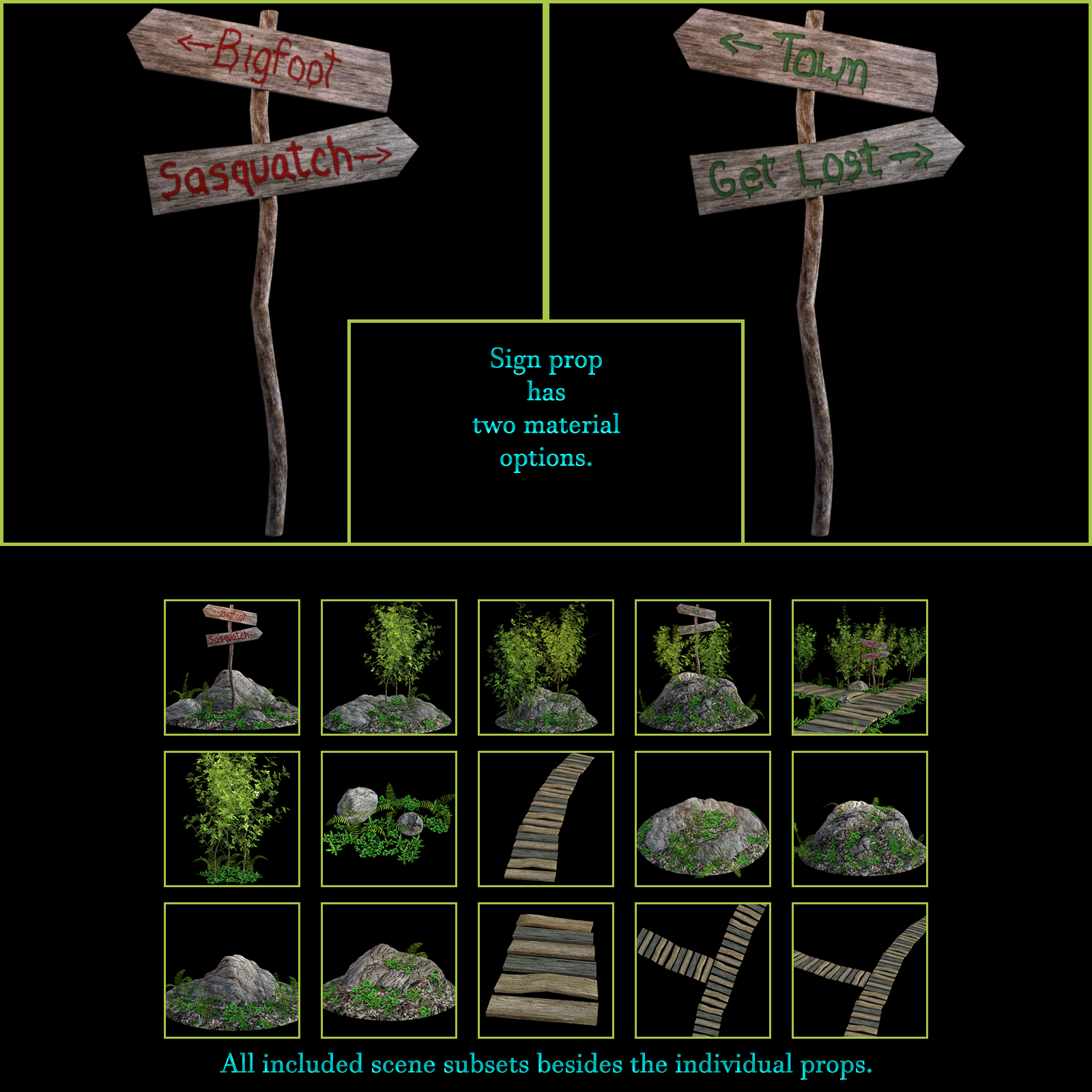 Forest Accents For Daz Studio Iray by N/A