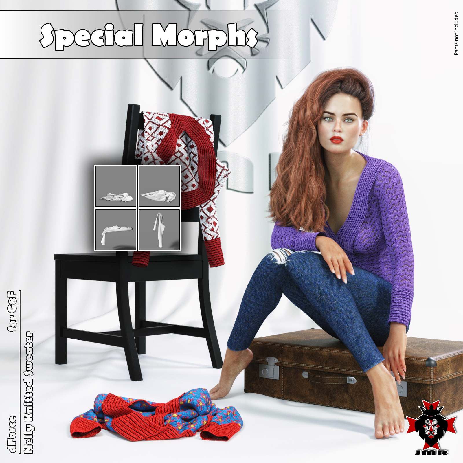 JMR dForce Nelly Knitted Sweater for G8F by N/A