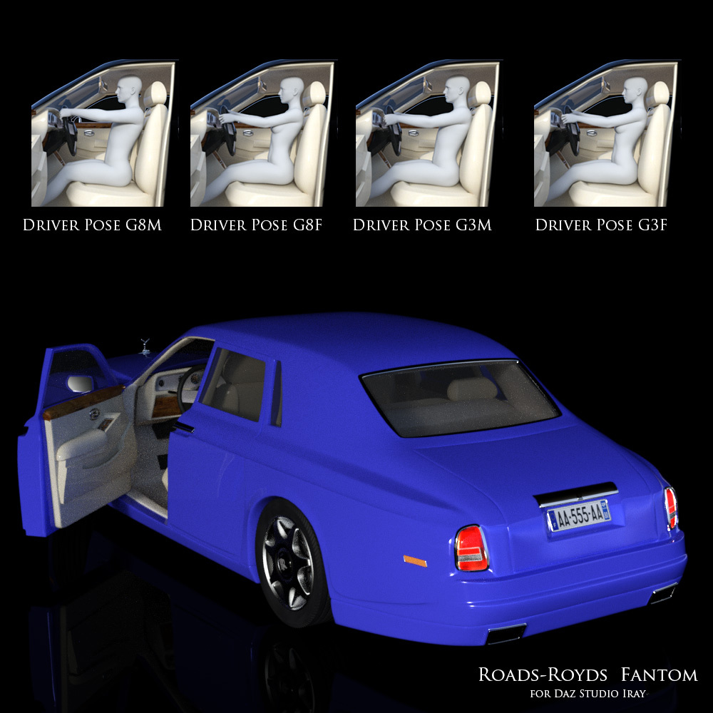 Roads-Royds Fantom for DS Iray by N/A