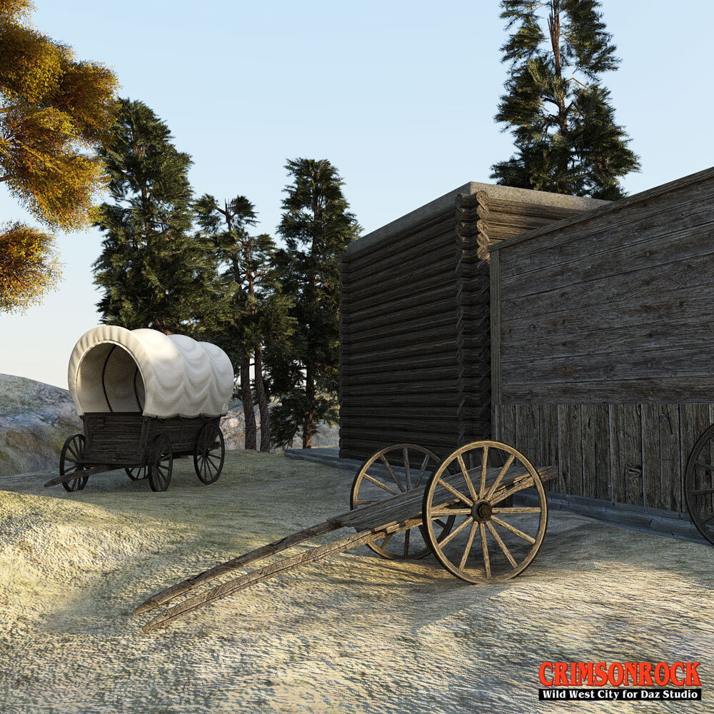 Crimsonrock Wild West City for DS Iray by N/A