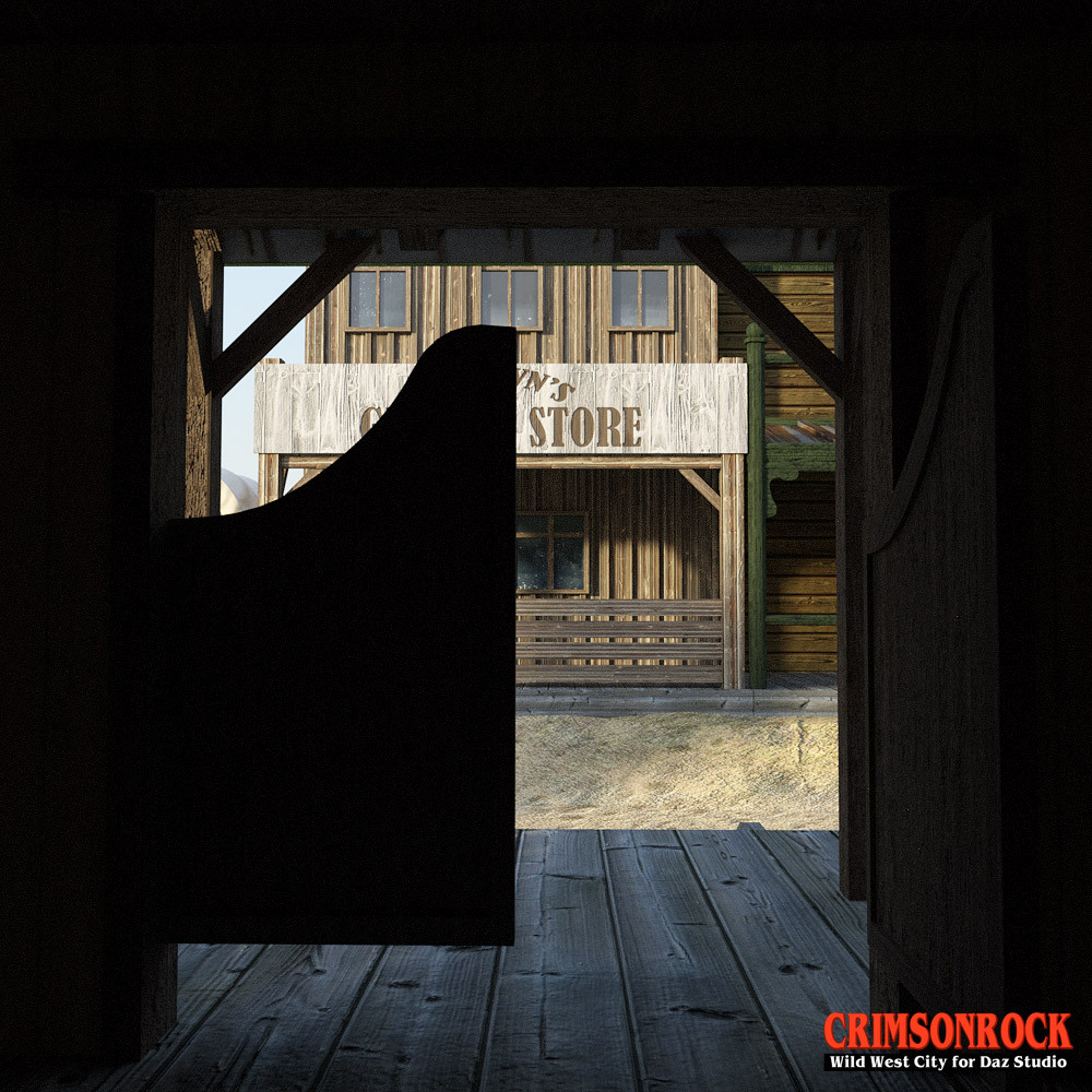 Crimsonrock Wild West City for DS Iray by N/A