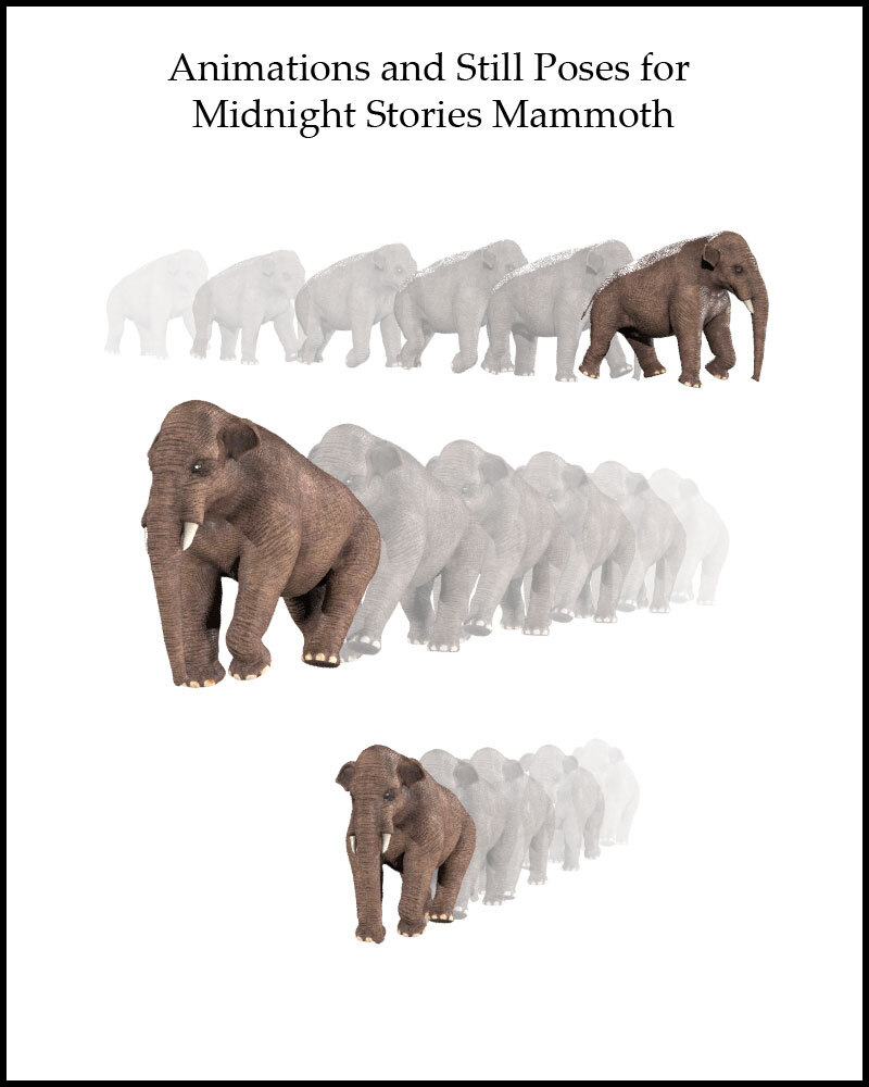 Animations and Still Poses for Midnight Stories Mammoth by N/A