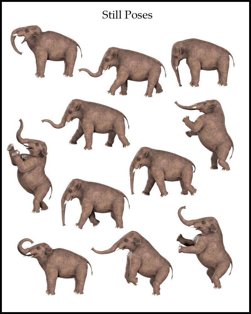 Animations and Still Poses for Midnight Stories Mammoth by N/A