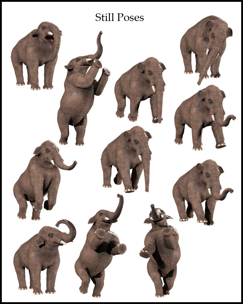 Animations and Still Poses for Midnight Stories Mammoth by N/A