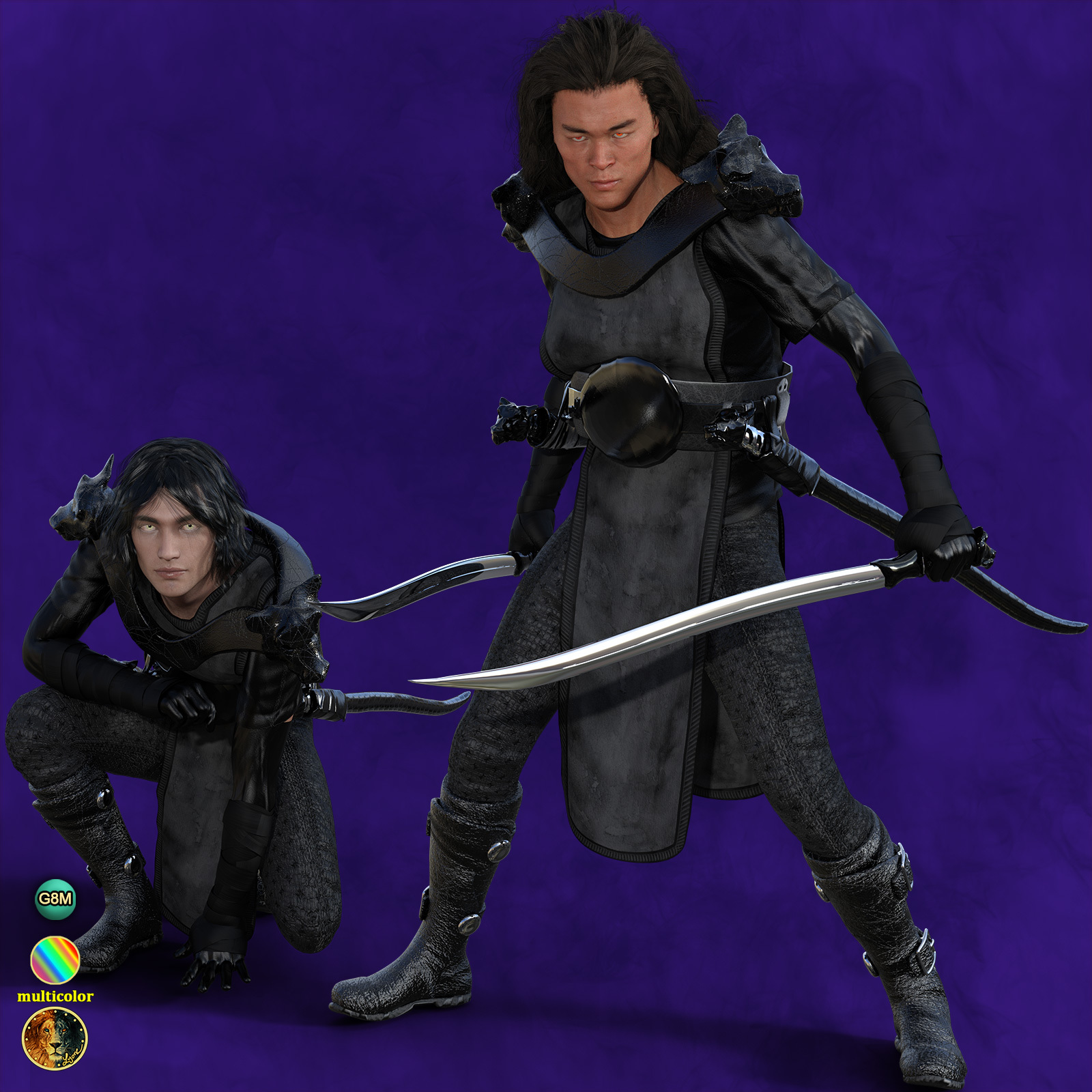 Lyones dForce Monk Outfit for G8M by N/A