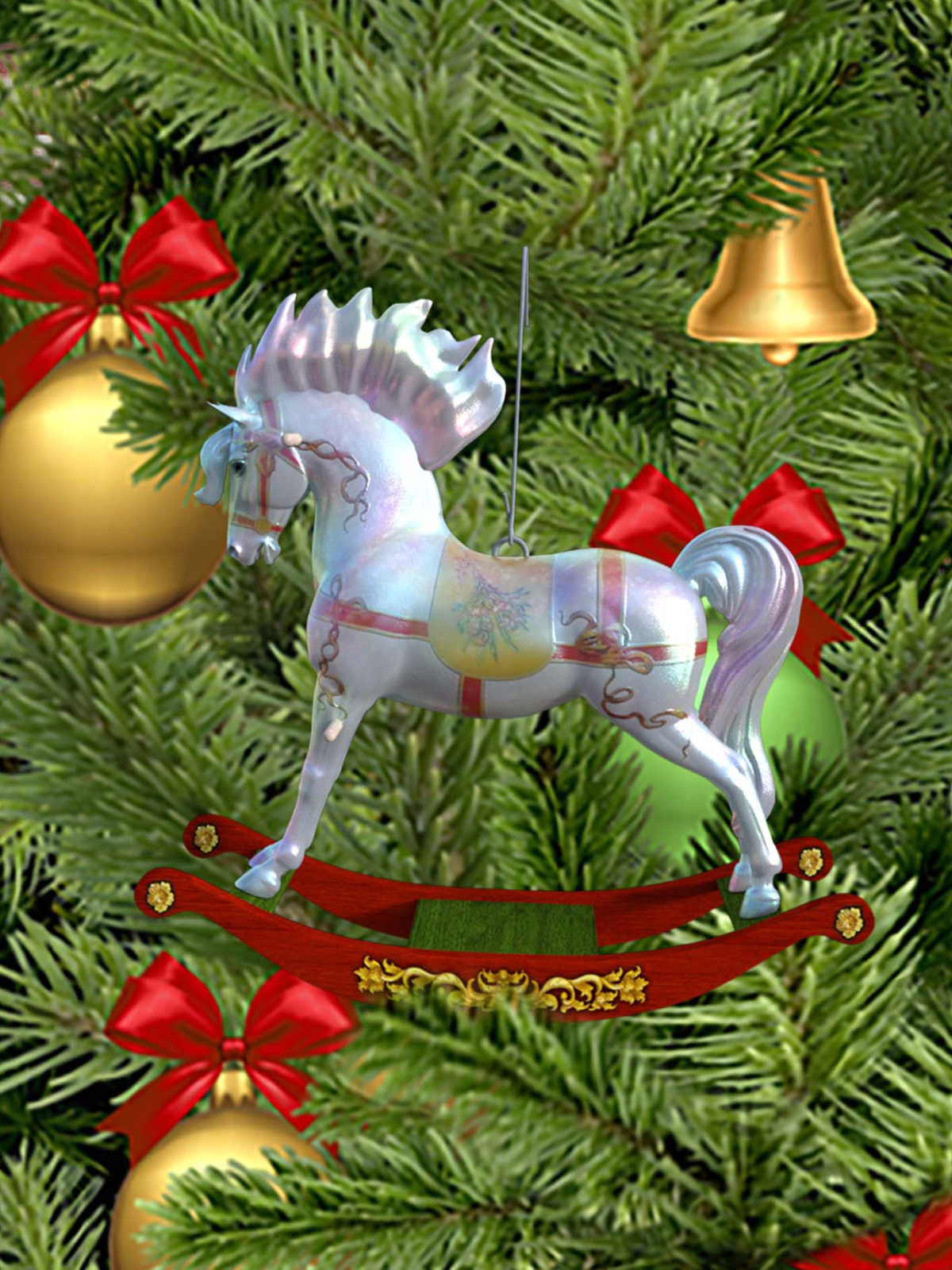 Storybook Carousel Horse by N/A