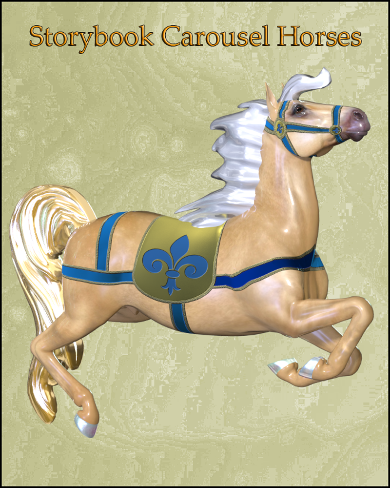 Storybook Carousel Horse by N/A