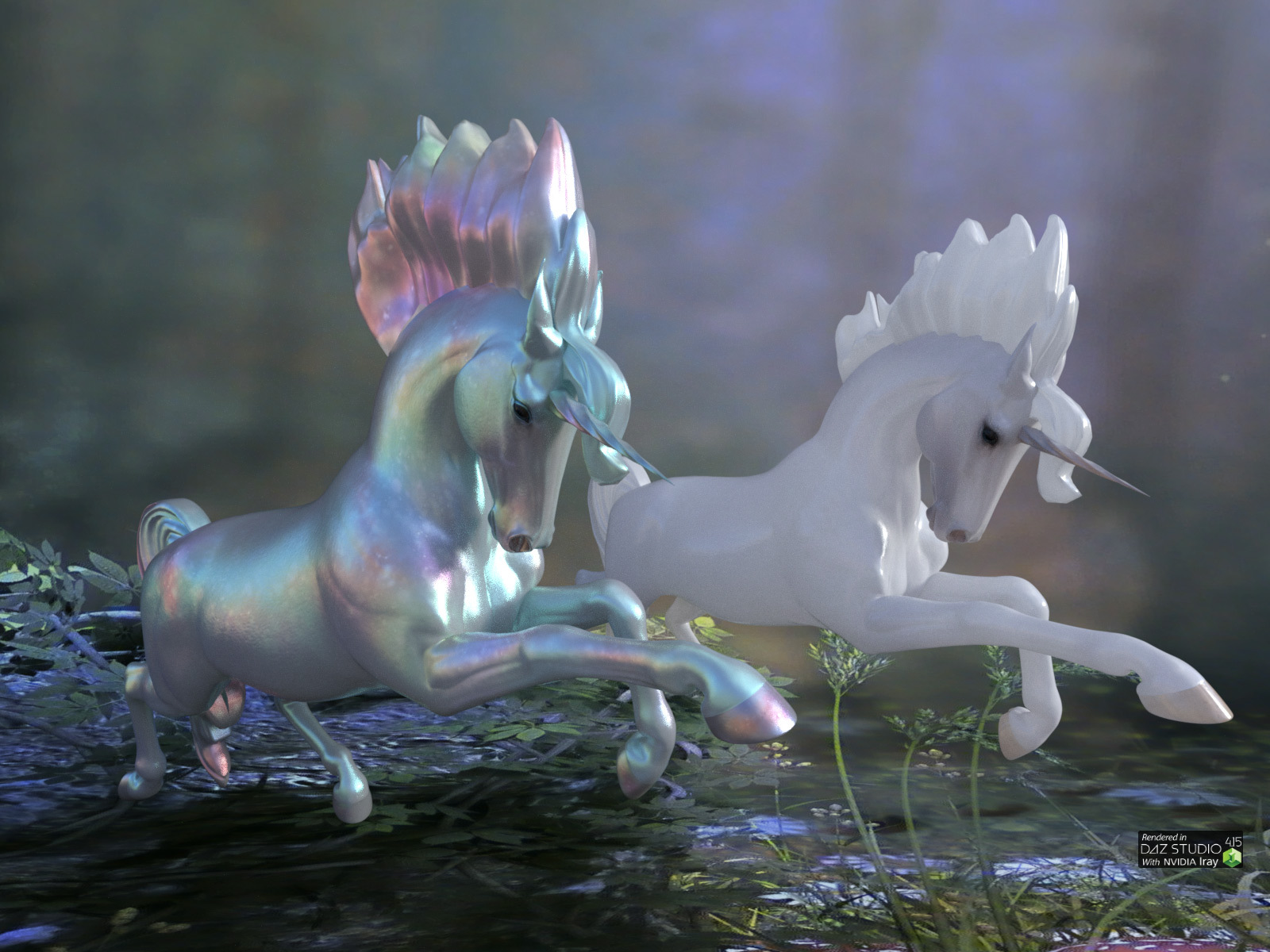 Storybook Carousel Horse by N/A