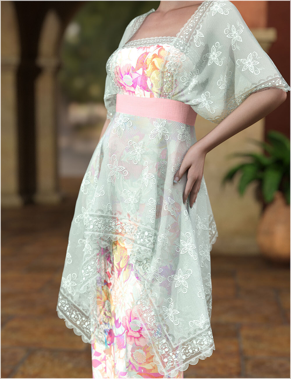 Styles For dForce - Edith Outfit for G8F by N/A