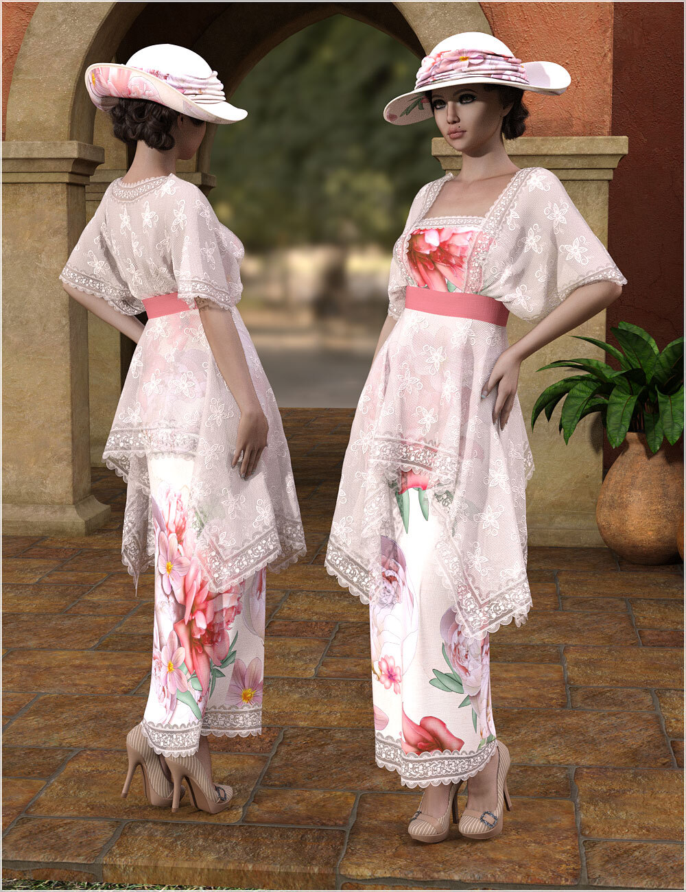 Styles For dForce - Edith Outfit for G8F by N/A