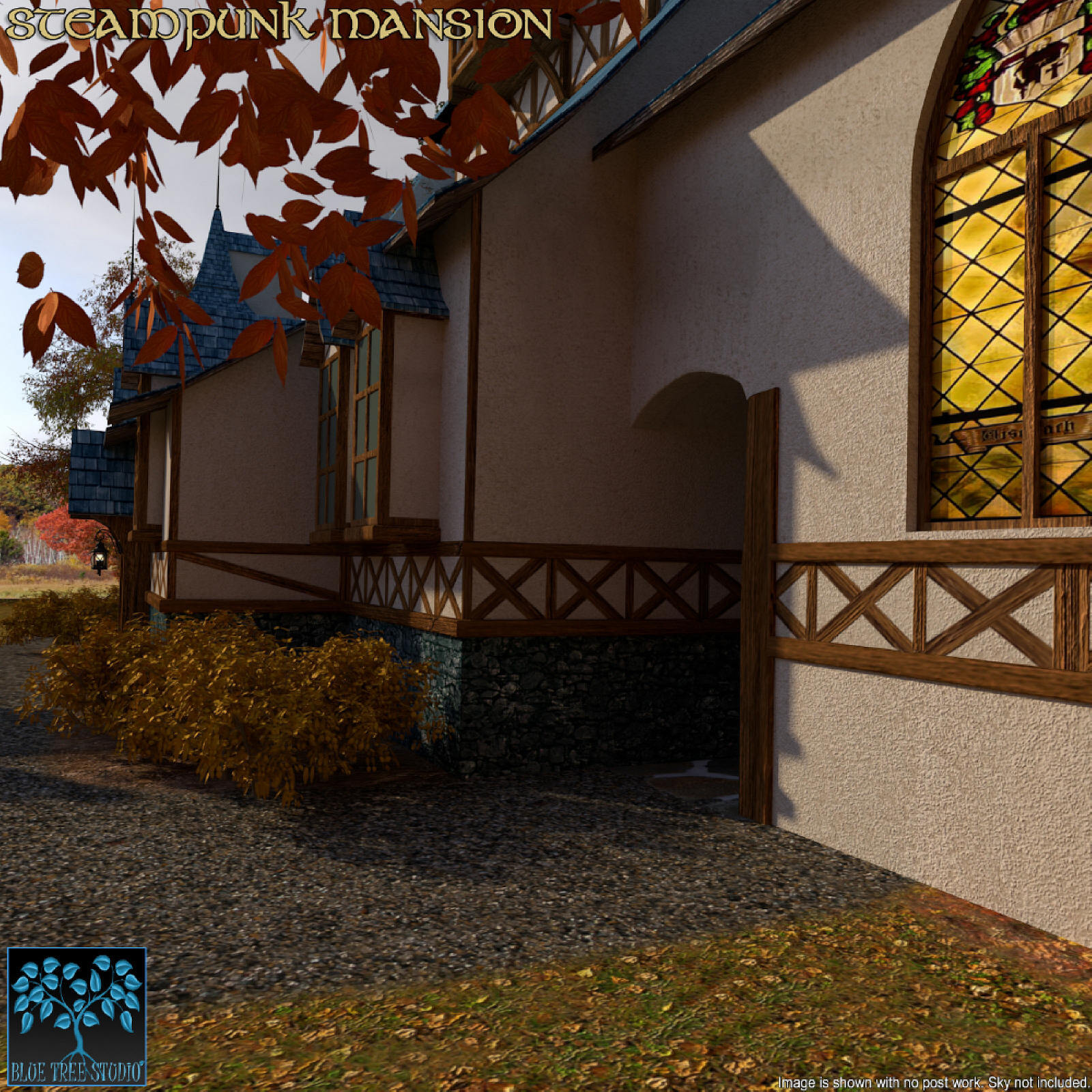 Steampunk Mansion for Poser by N/A