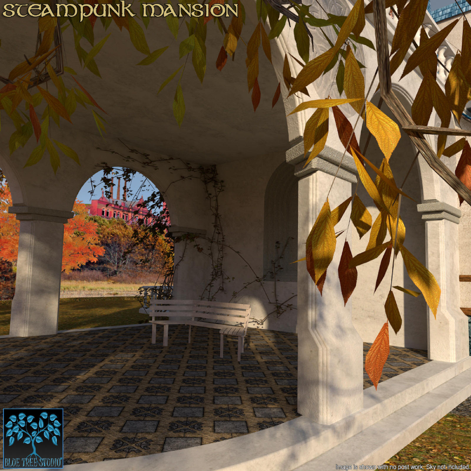 Steampunk Mansion for Poser by N/A
