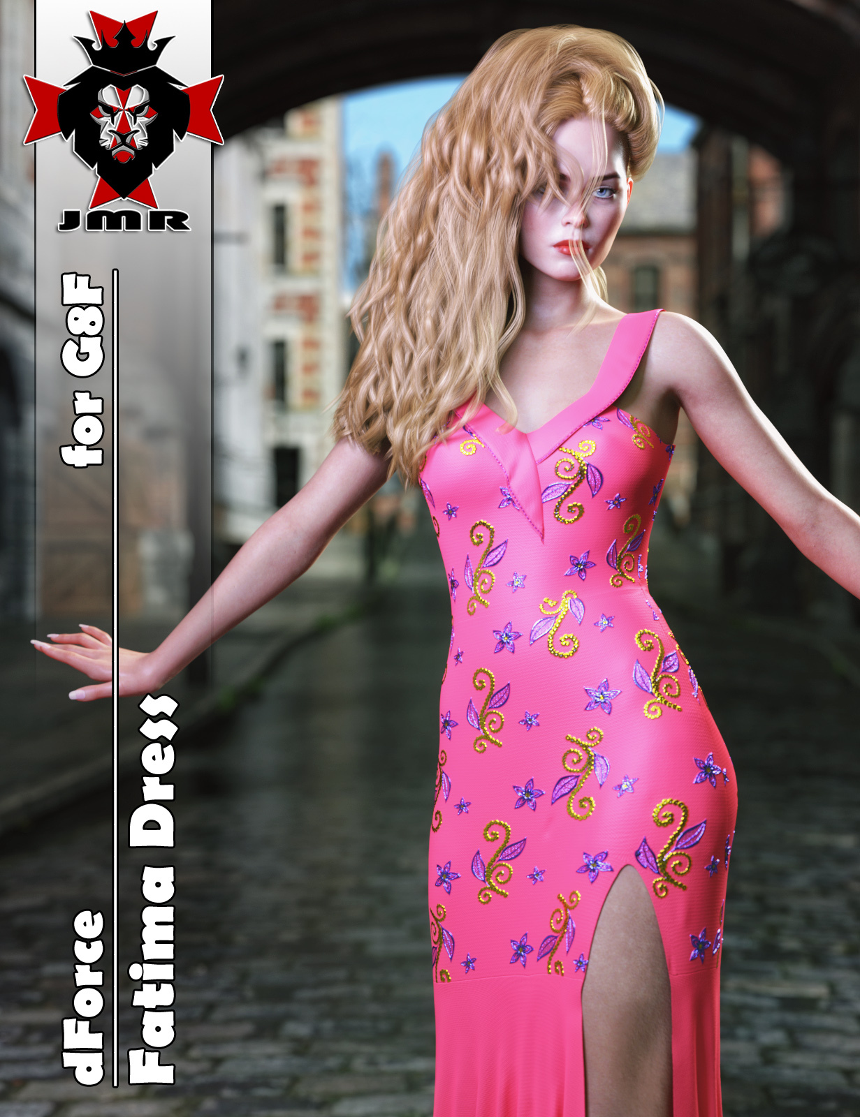 JMR dForce Fatima Dress for G8F by N/A
