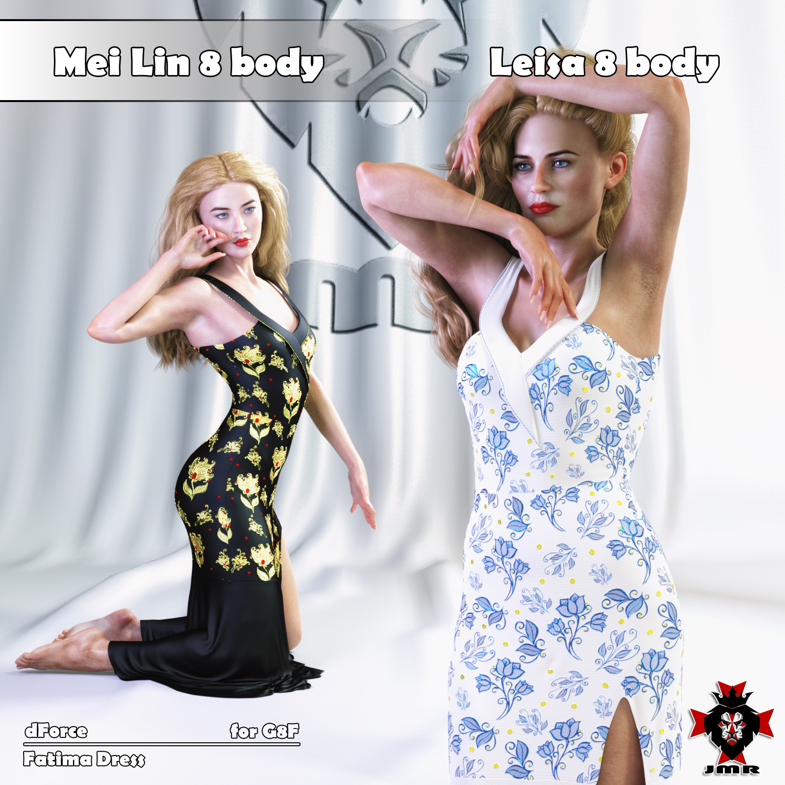 JMR dForce Fatima Dress for G8F by N/A