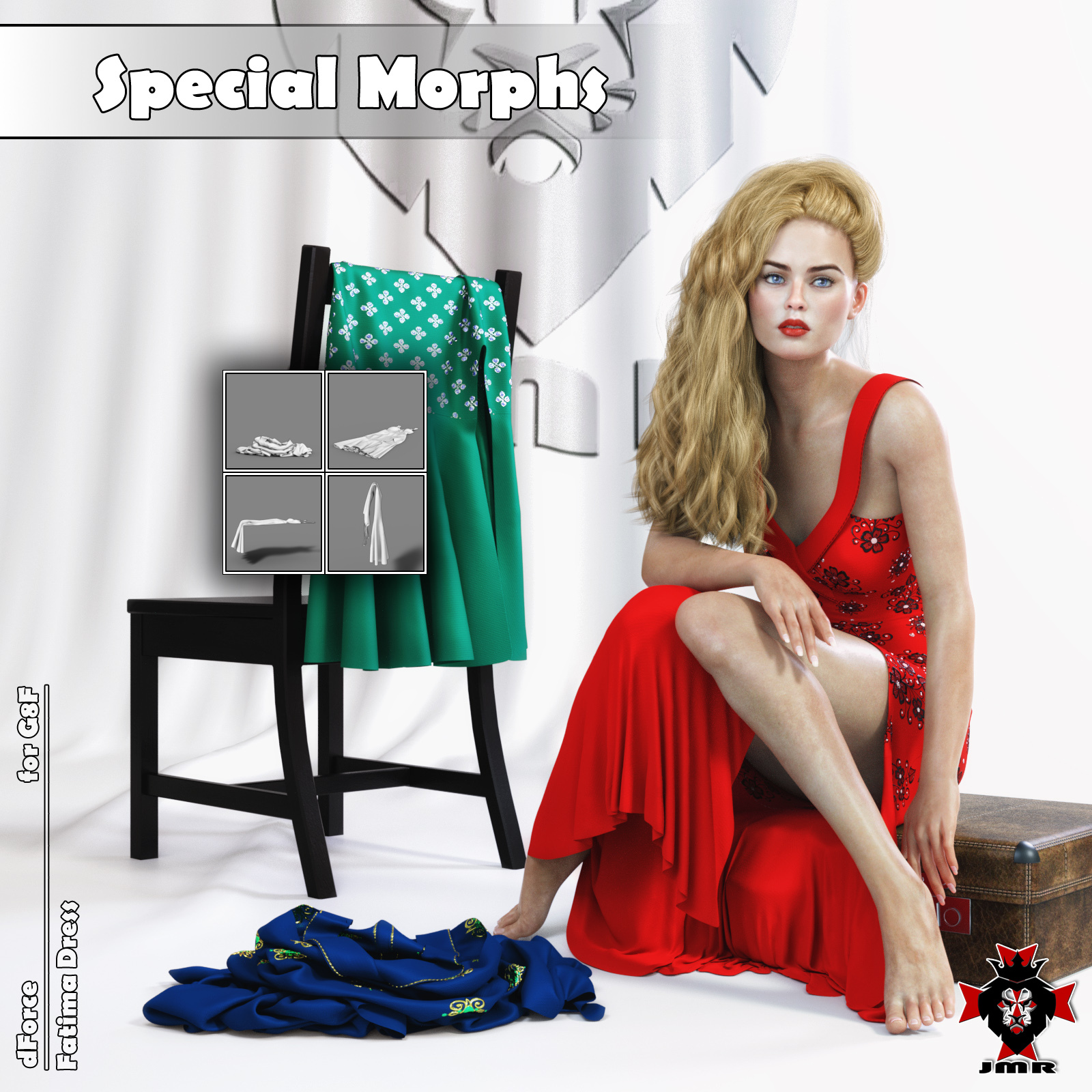 JMR dForce Fatima Dress for G8F by N/A