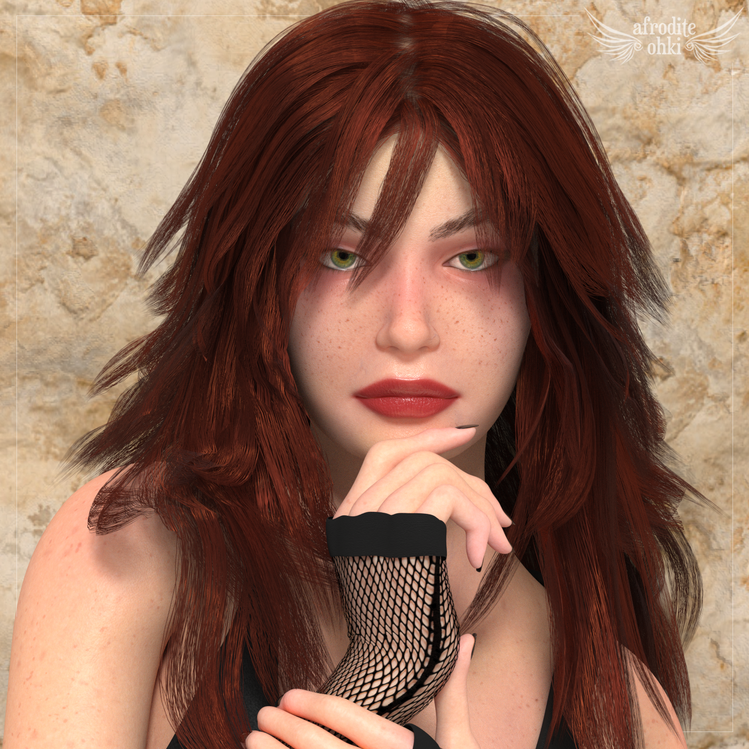 Gabriele Hair for La Femme and more by N/A