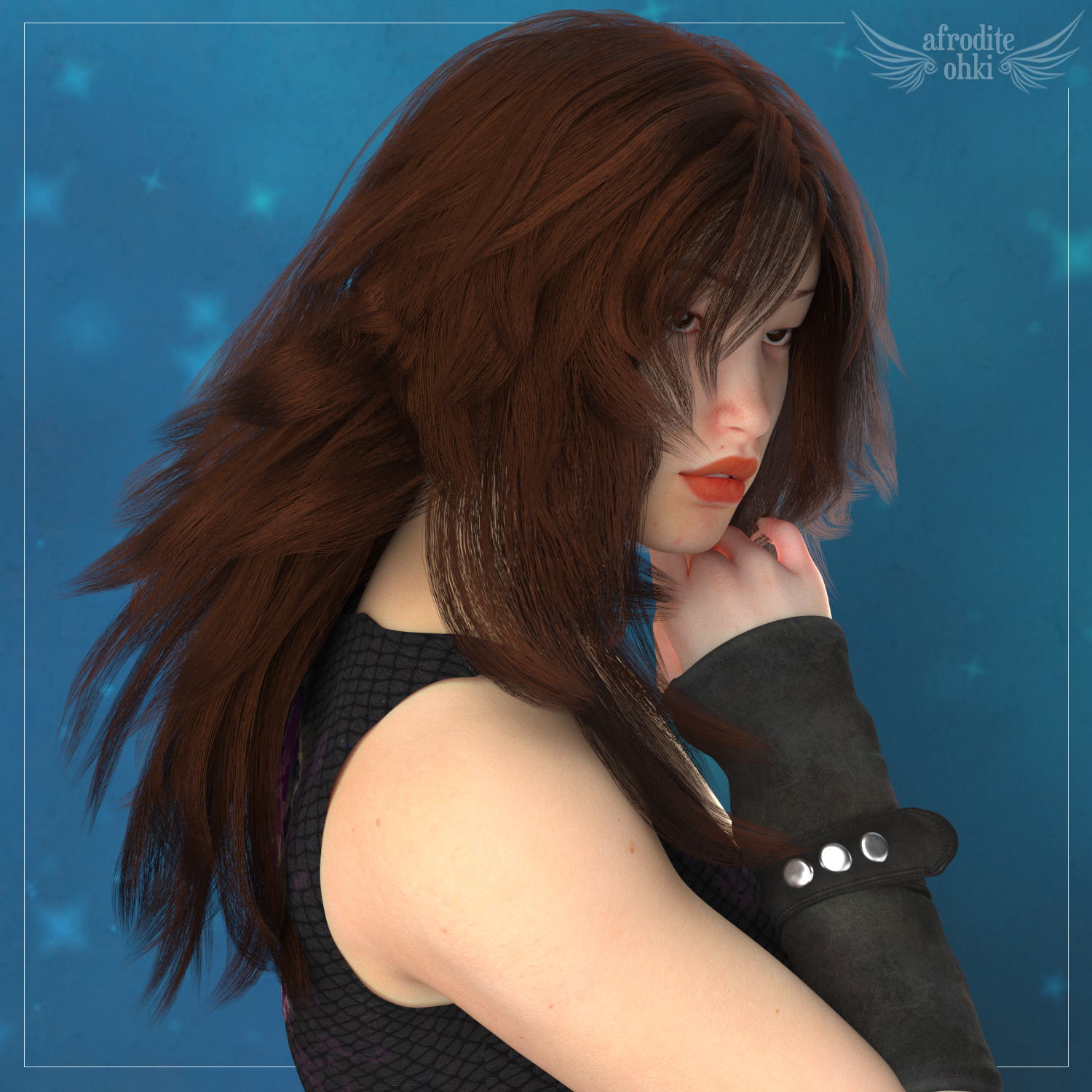 Gabriele Hair for La Femme and more by N/A