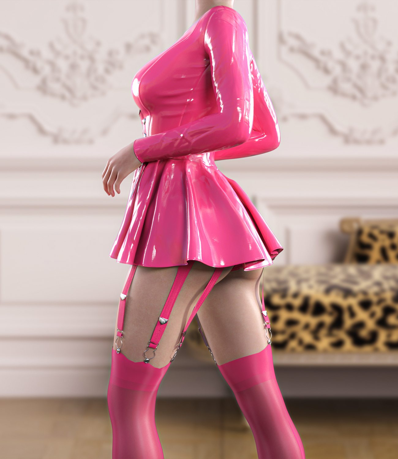 Club Wear dforce outfit for Genesis 8 & 8.1 Female(s) by N/A
